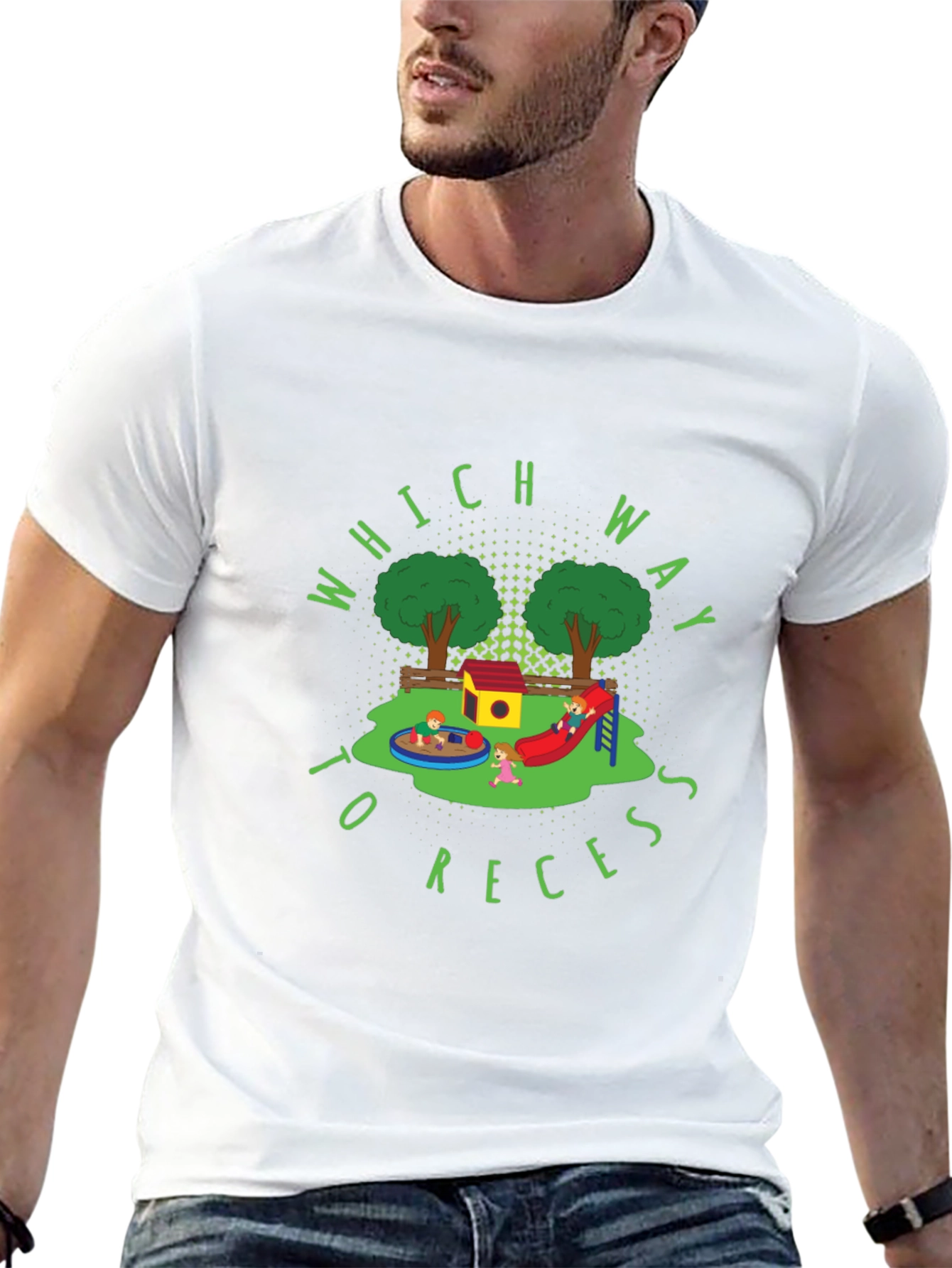 Which Way to Recess Graphic T-Shirt