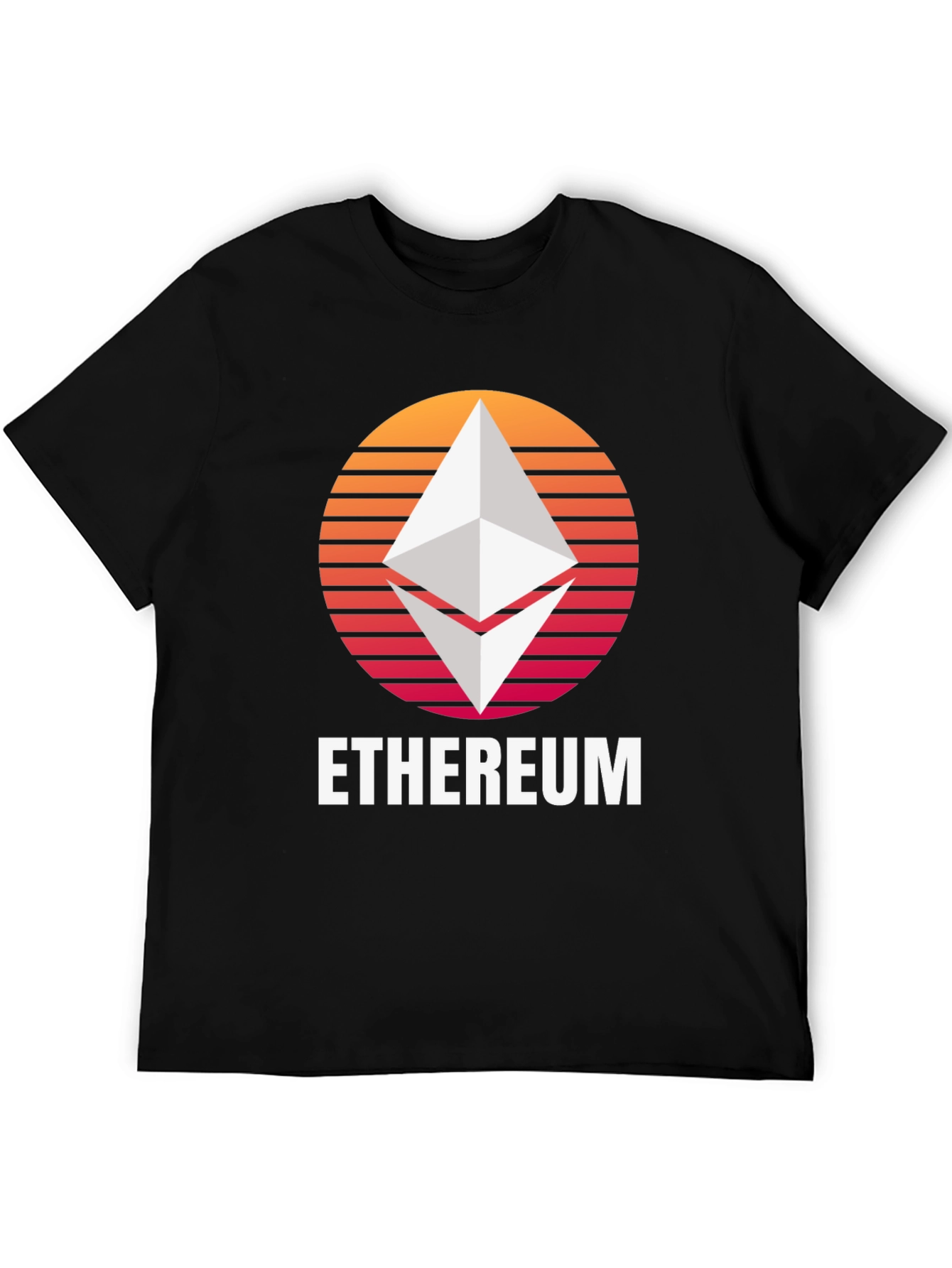 Ethereum Sunset T-Shirt - Crypto Fan Tee
