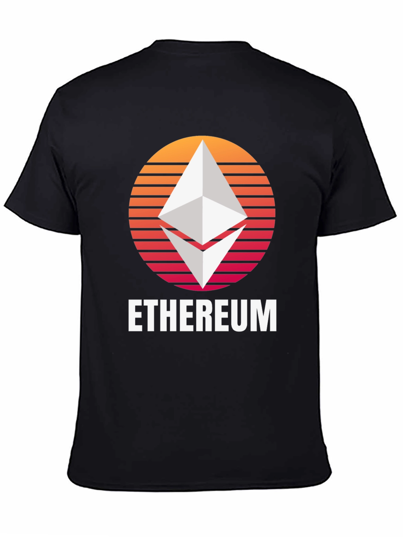 Ethereum Sunset T-Shirt - Crypto Fan Tee