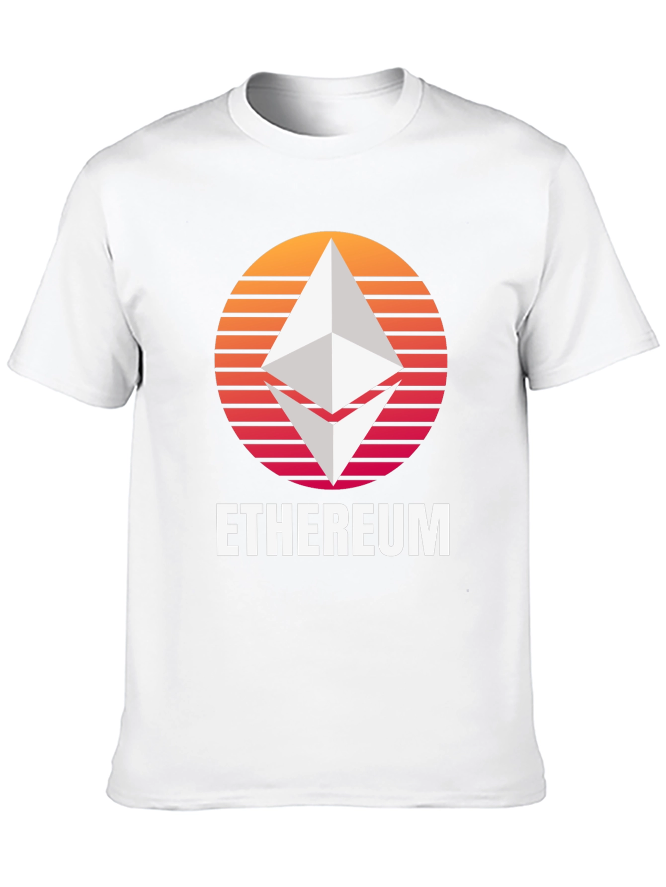 Ethereum Sunset T-Shirt - Crypto Fan Tee
