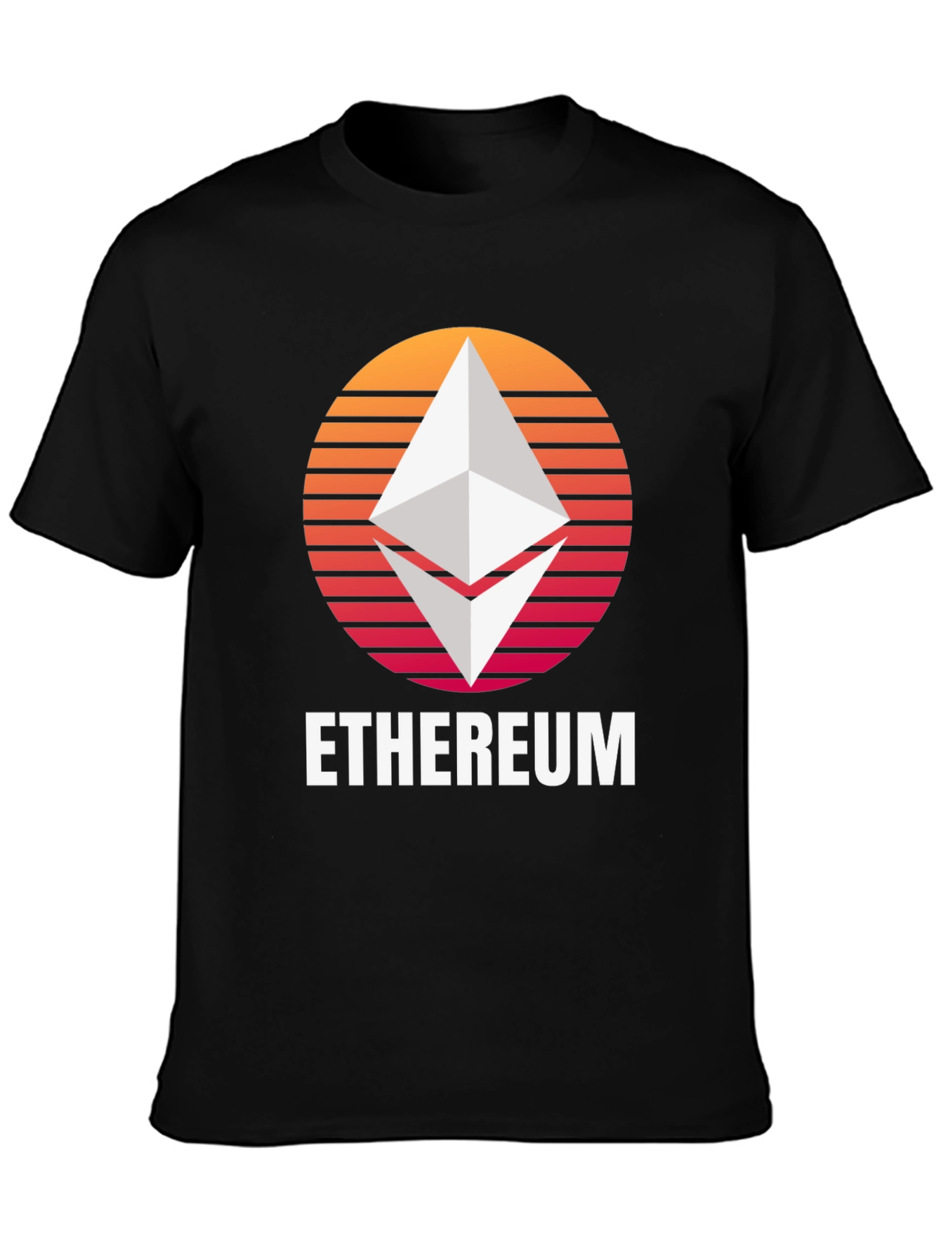 Ethereum Sunset T-Shirt - Crypto Fan Tee