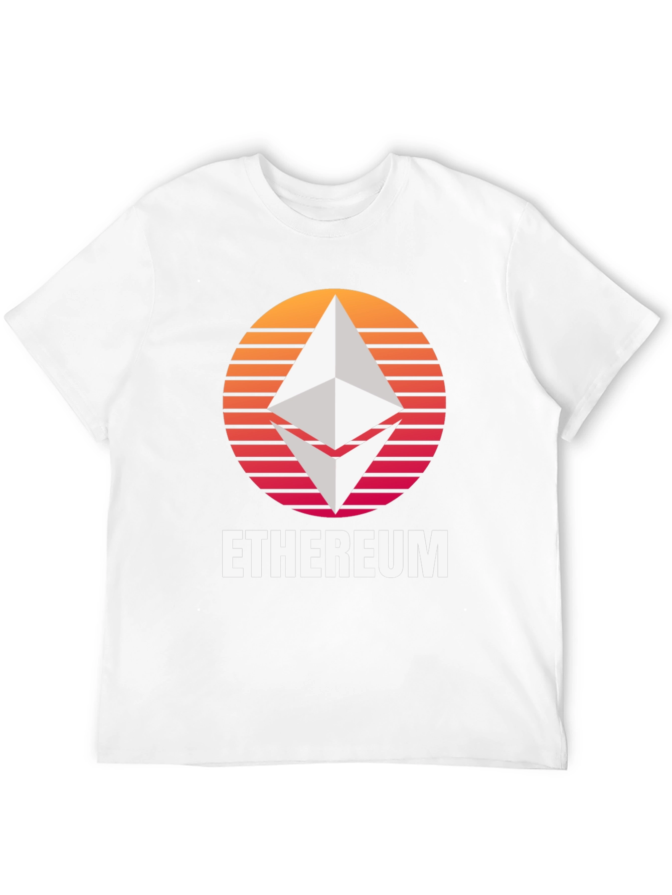 Ethereum Sunset T-Shirt - Crypto Fan Tee