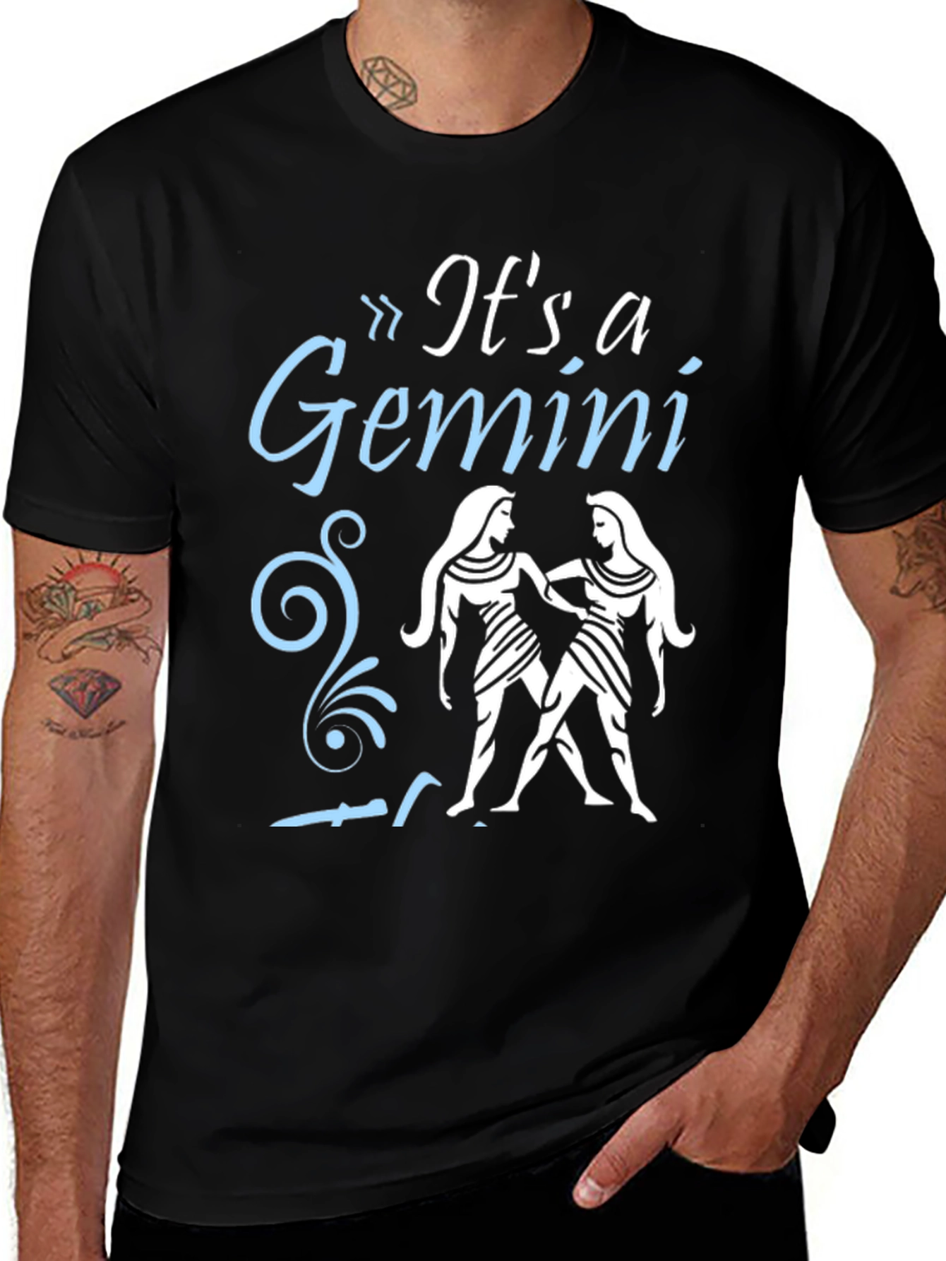 Its a Gemini Zodiac Sign Graphic T-Shirt