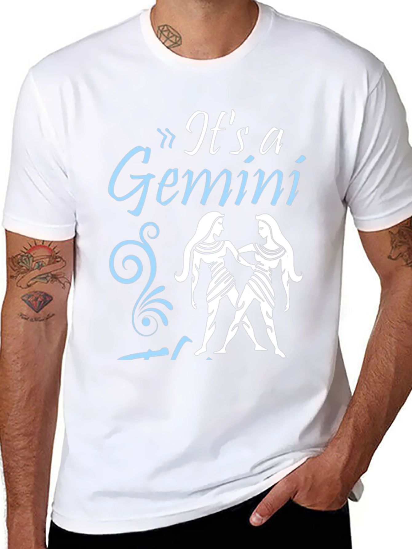 Its a Gemini Zodiac Sign Graphic T-Shirt