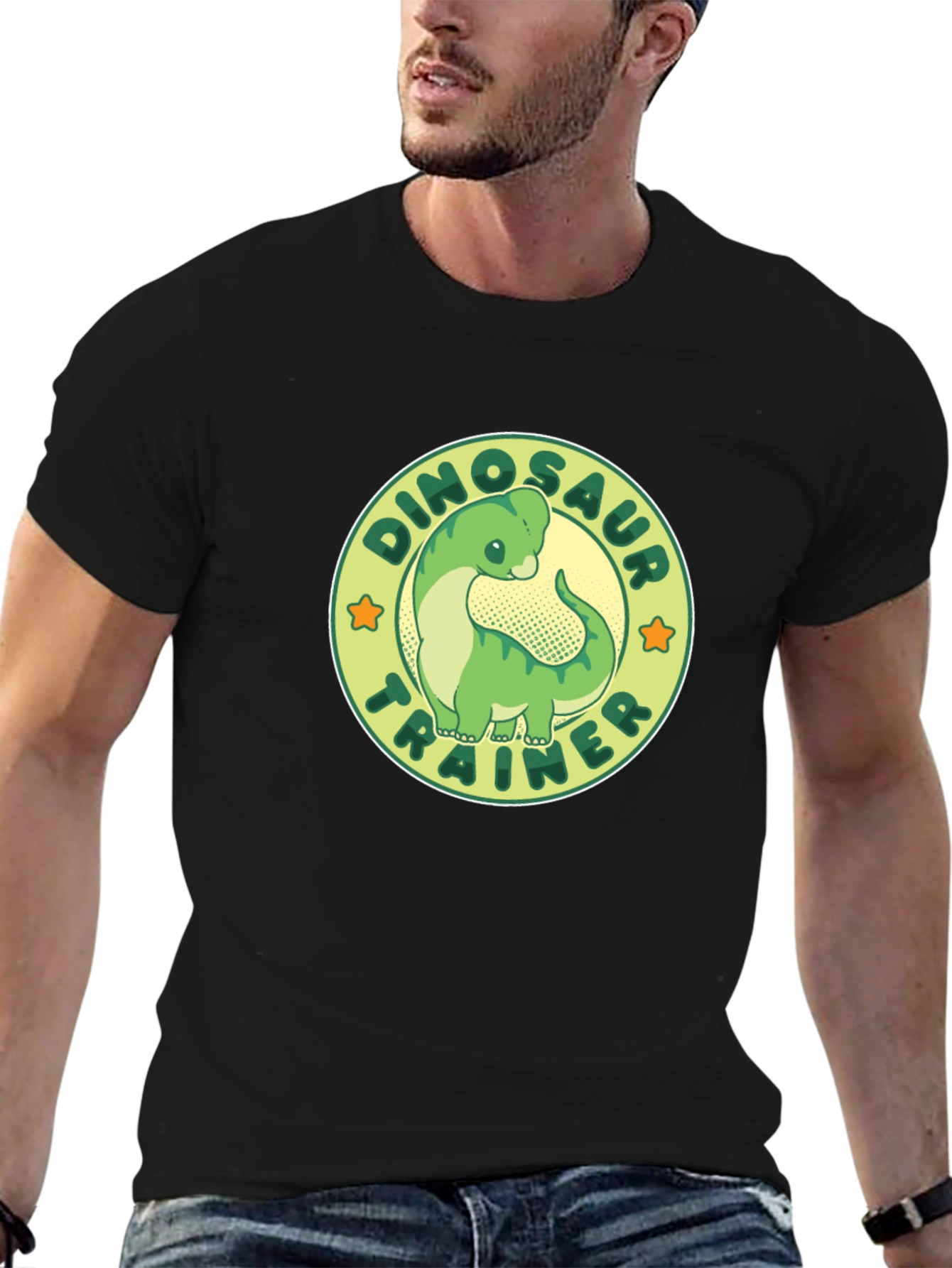 Dinosaur Trainer Graphic Black T-Shirt