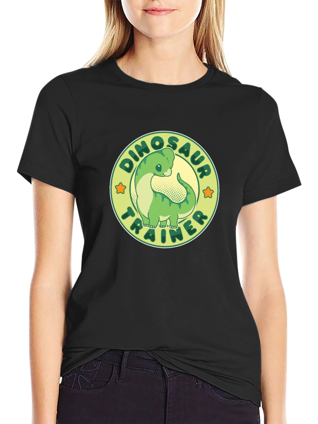 Dinosaur Trainer Graphic Black T-Shirt