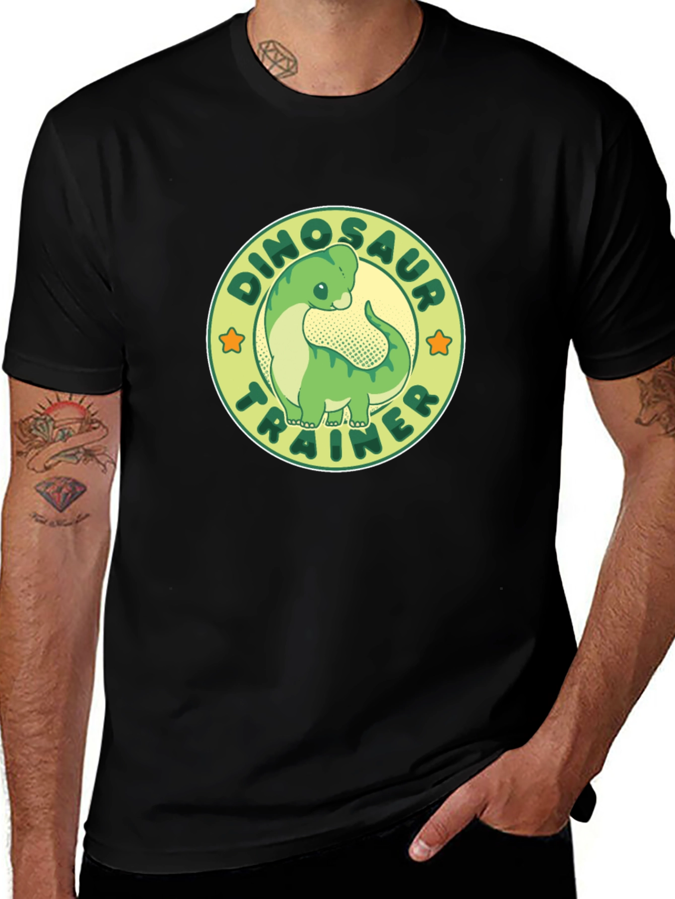Dinosaur Trainer Graphic Black T-Shirt