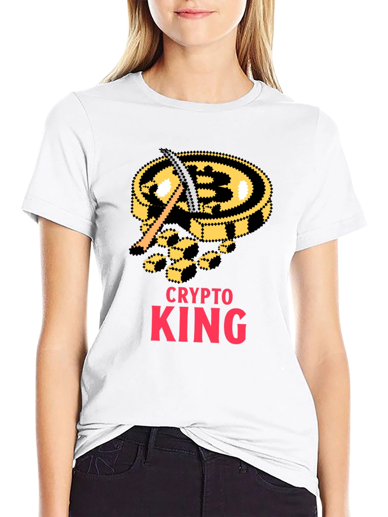 Crypto King Bitcoin Miner T-Shirt