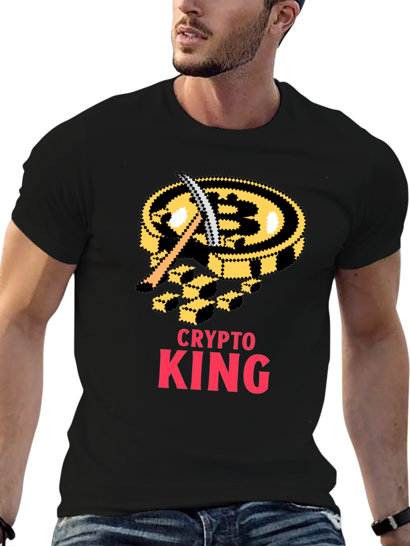 Crypto King Bitcoin Miner T-Shirt