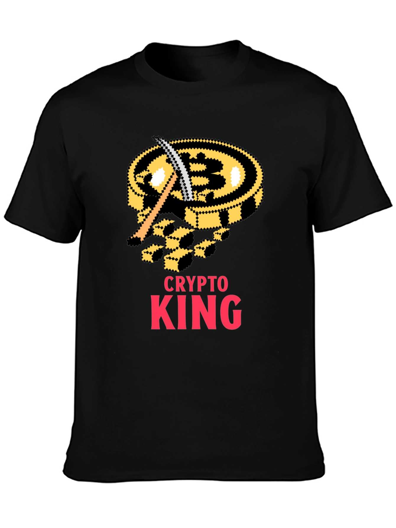 Crypto King Bitcoin Miner T-Shirt