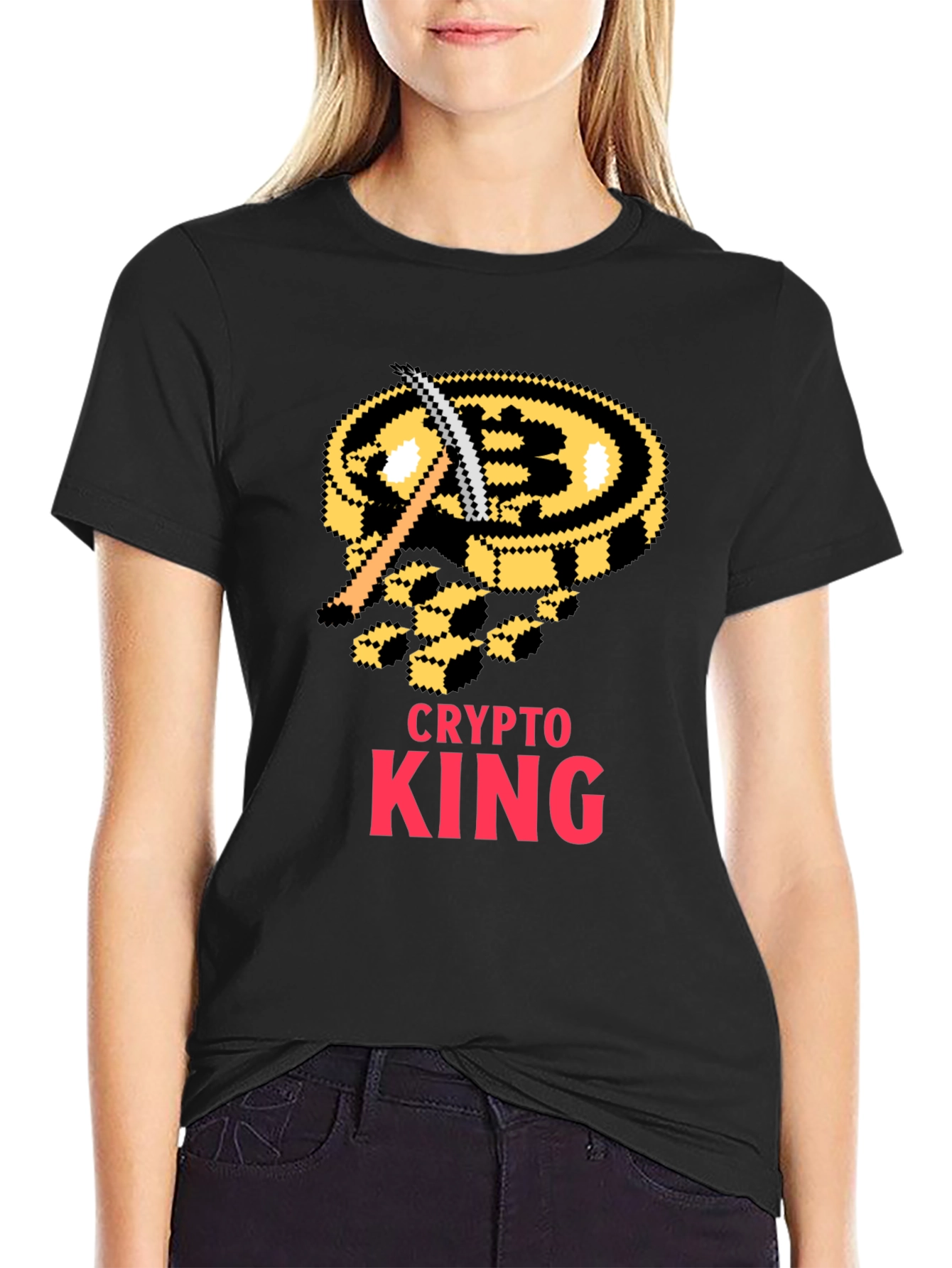 Crypto King Bitcoin Miner T-Shirt