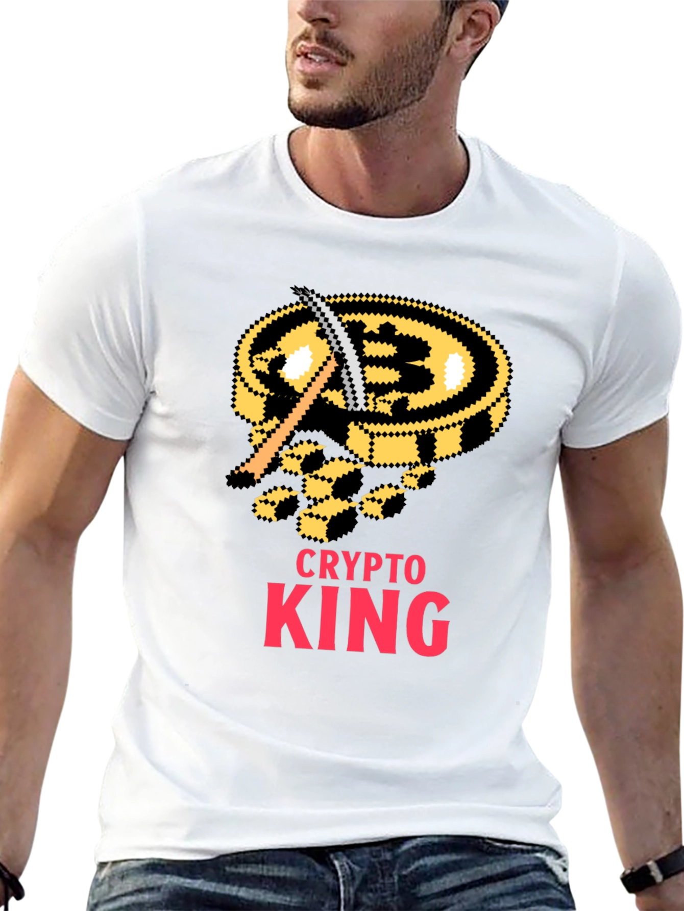 Crypto King Bitcoin Miner T-Shirt