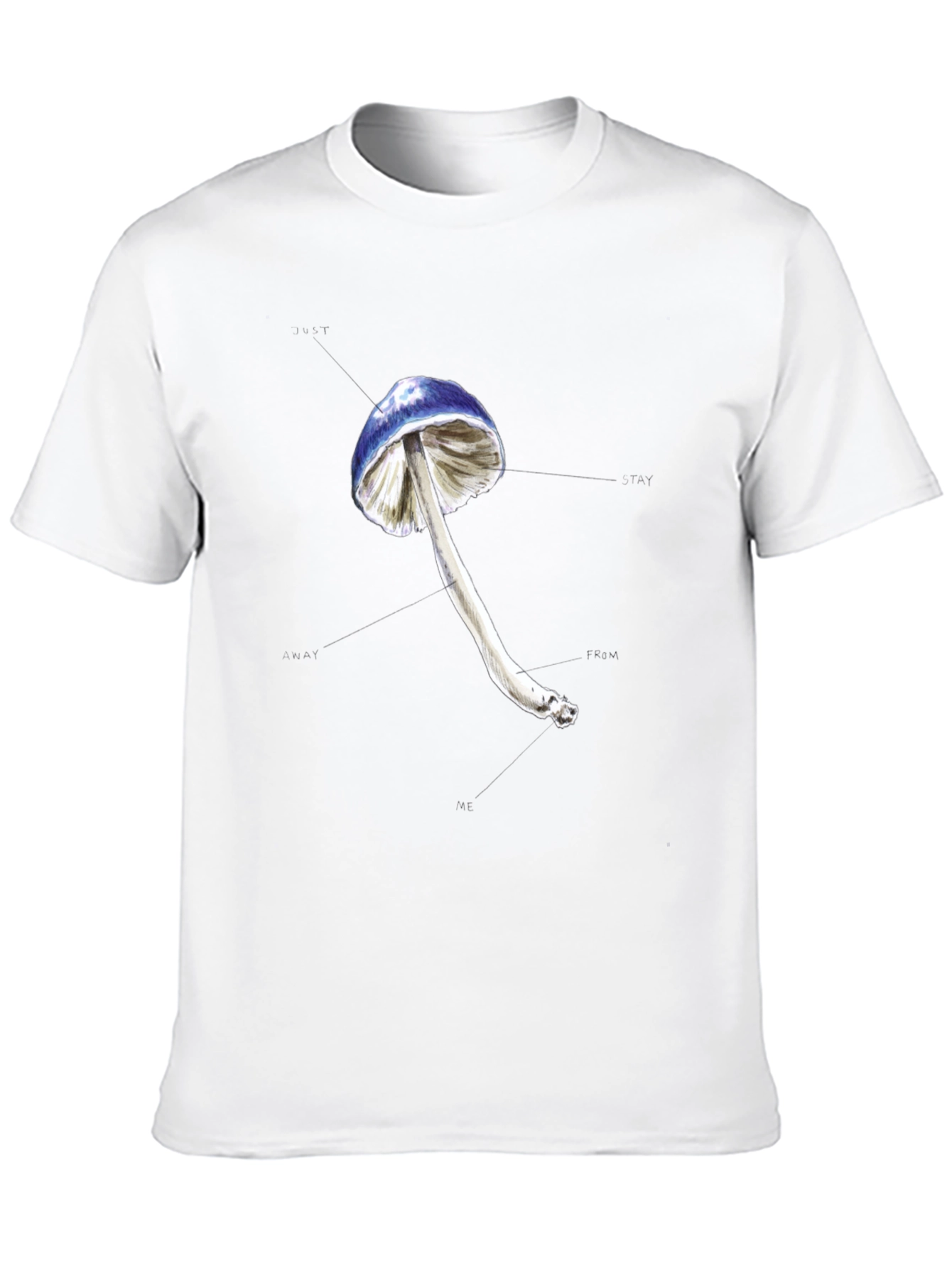 Mushroom Graphic T-Shirt - Stay Away From Me