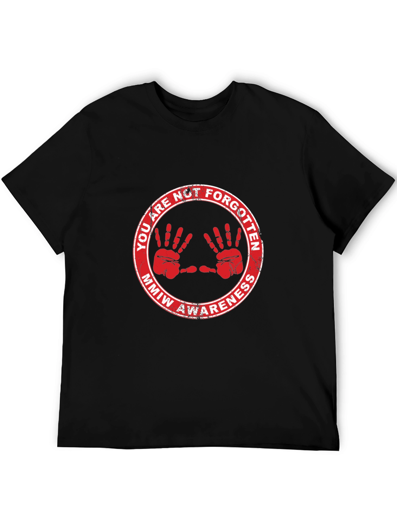 MMIW Awareness Black Graphic Tee