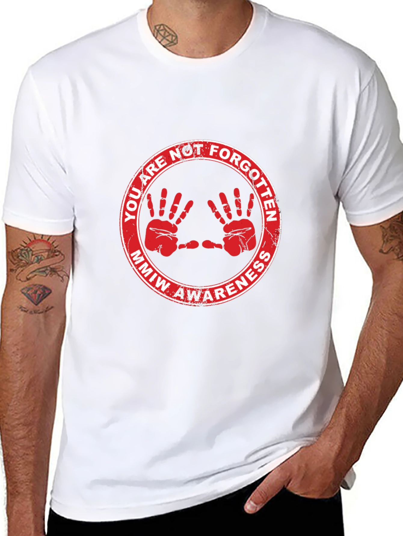 MMIW Awareness Black Graphic Tee