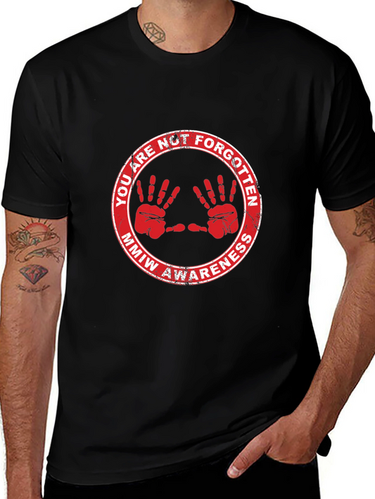 MMIW Awareness Black Graphic Tee