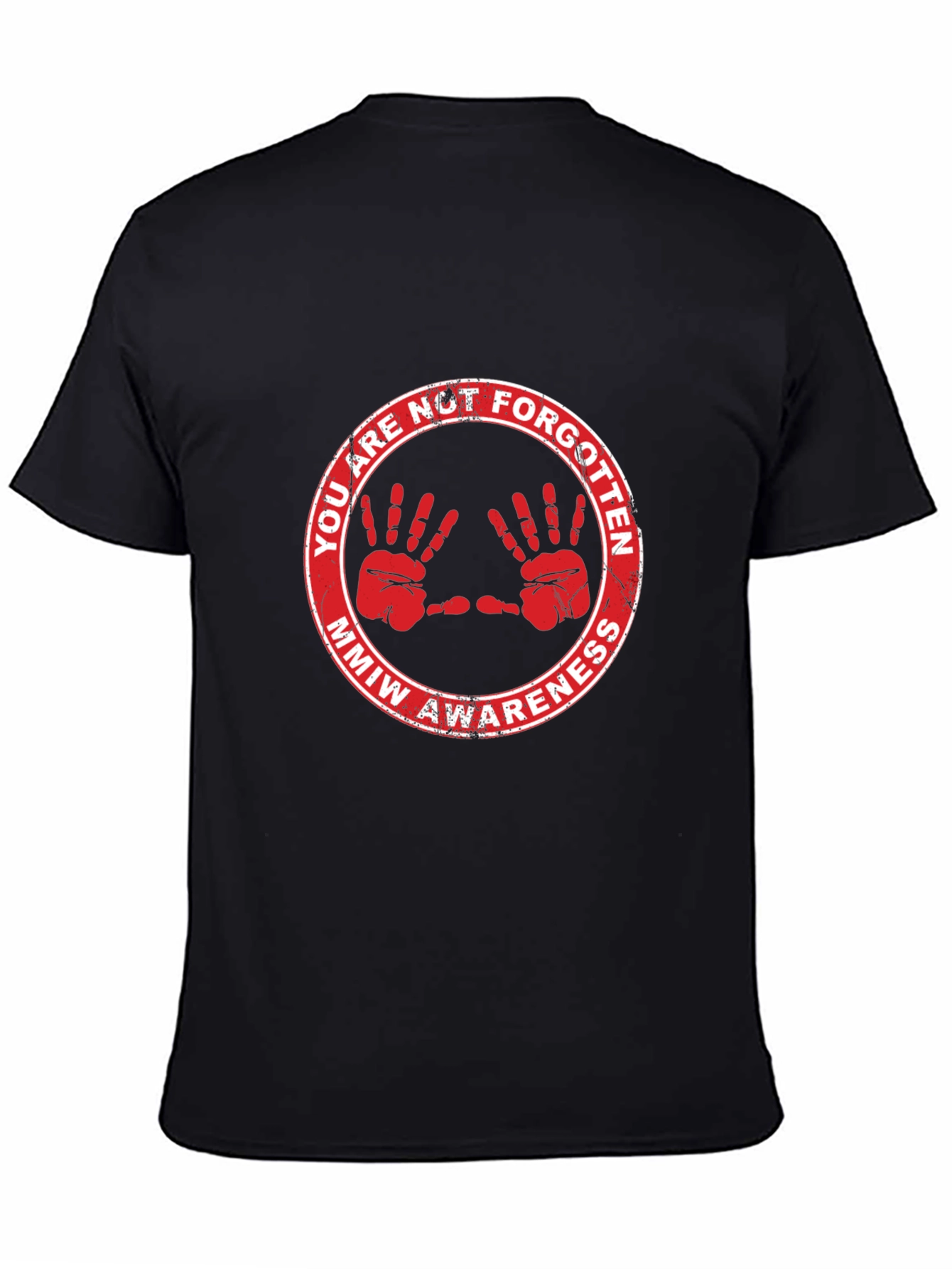MMIW Awareness Black Graphic Tee