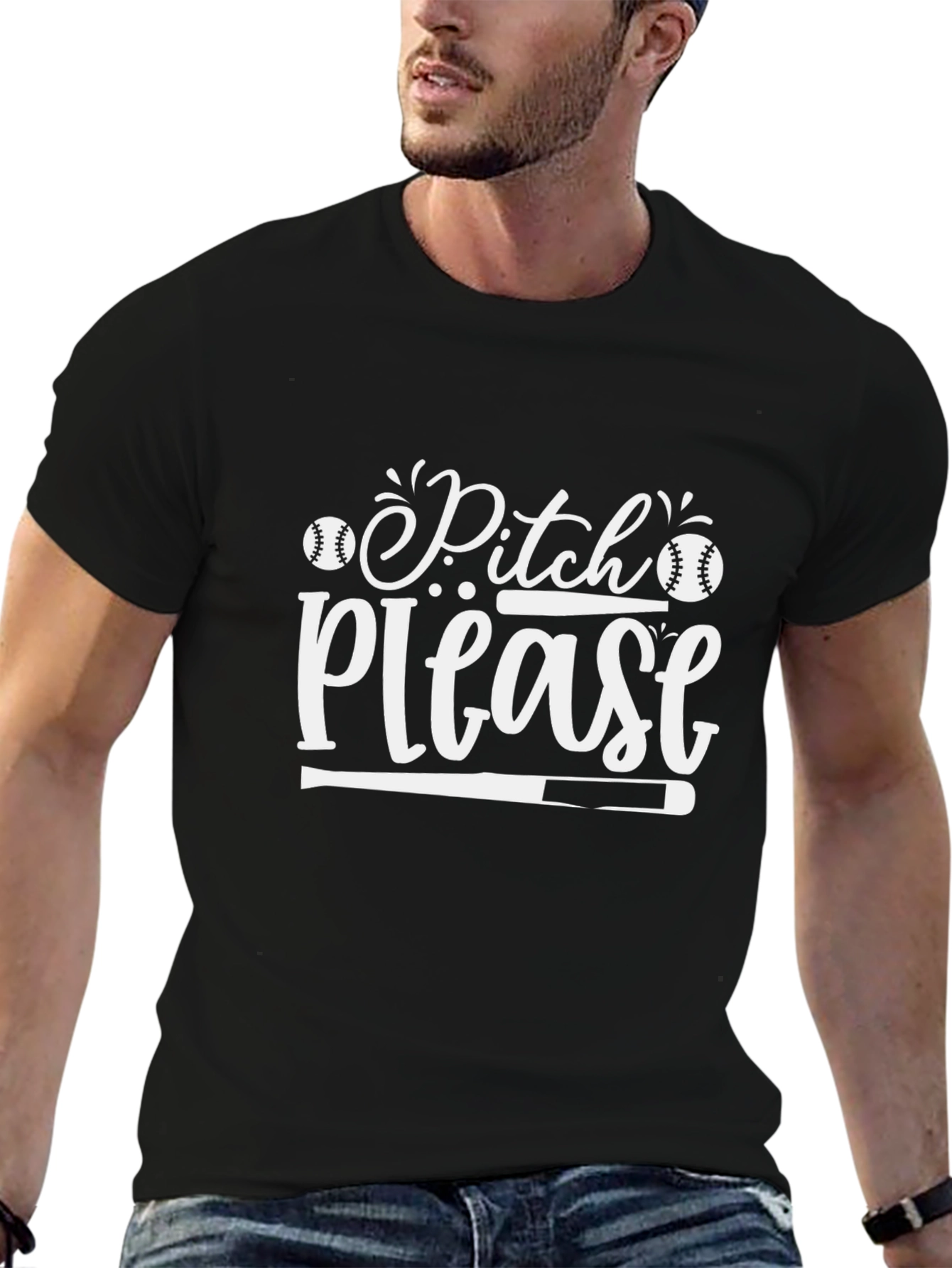 Pitch Please Baseball Graphic Tee