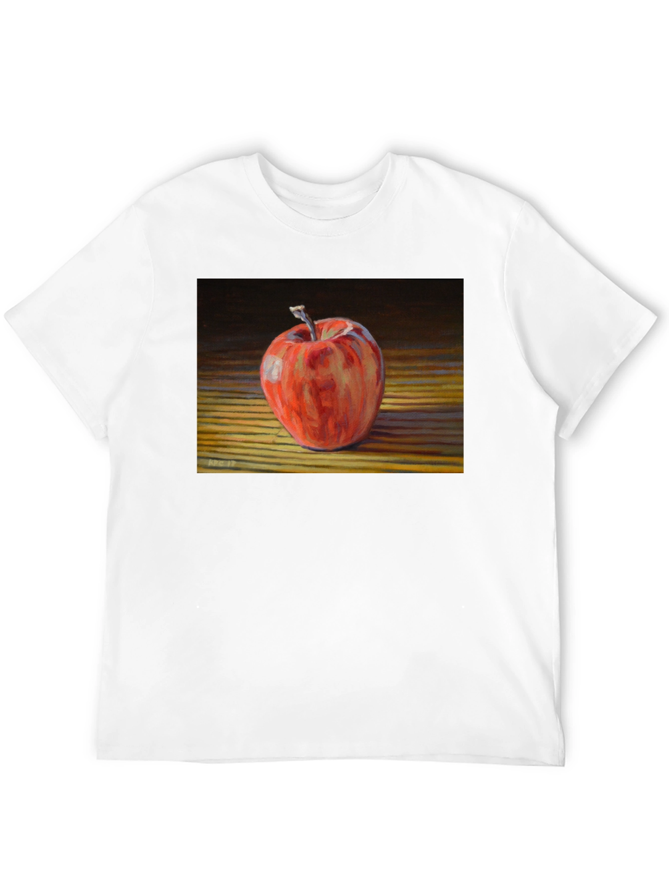 Apple Still Life Graphic Tee - Black