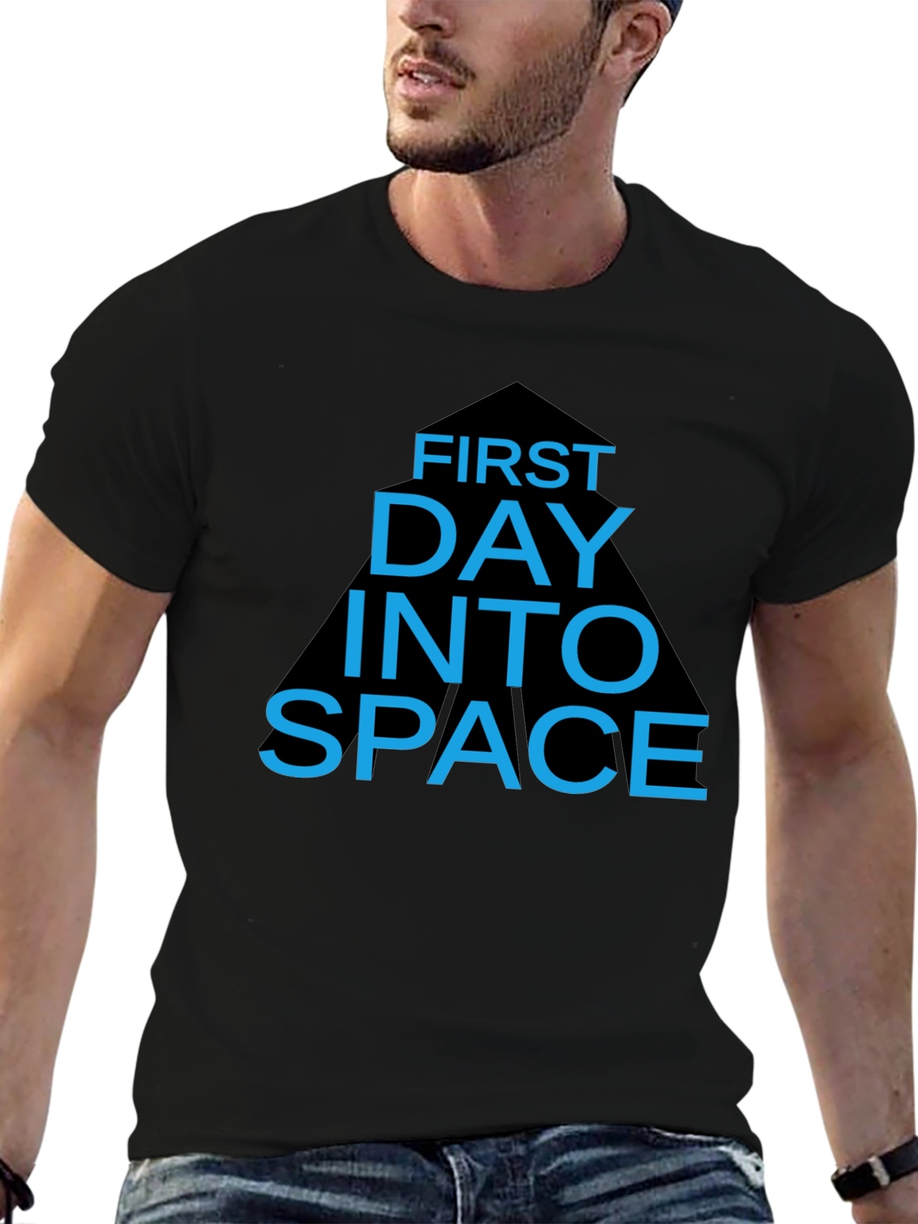 First Day Into Space Graphic T-Shirt