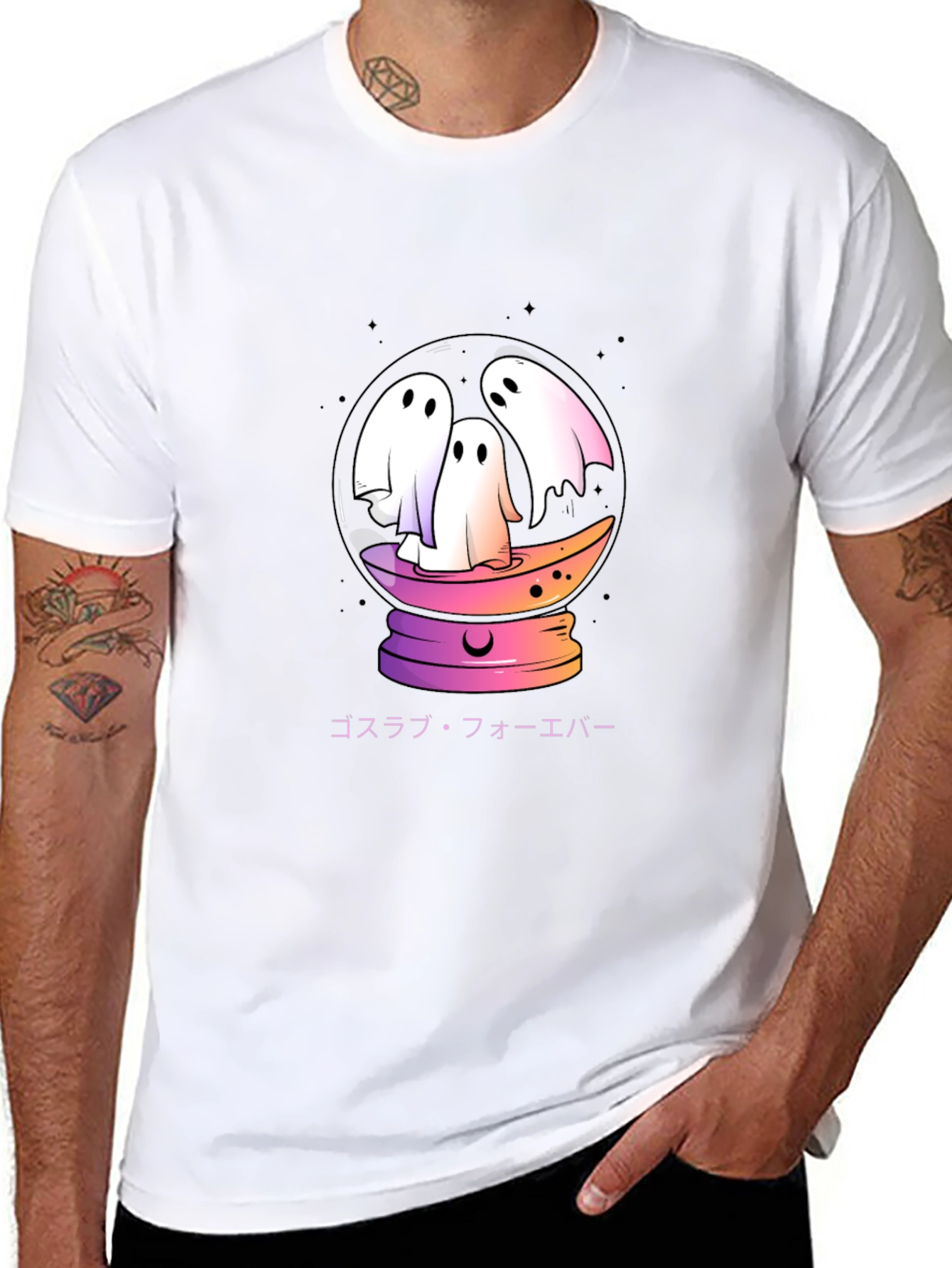 Ghostly Glow T-Shirt - Spooky Season Style