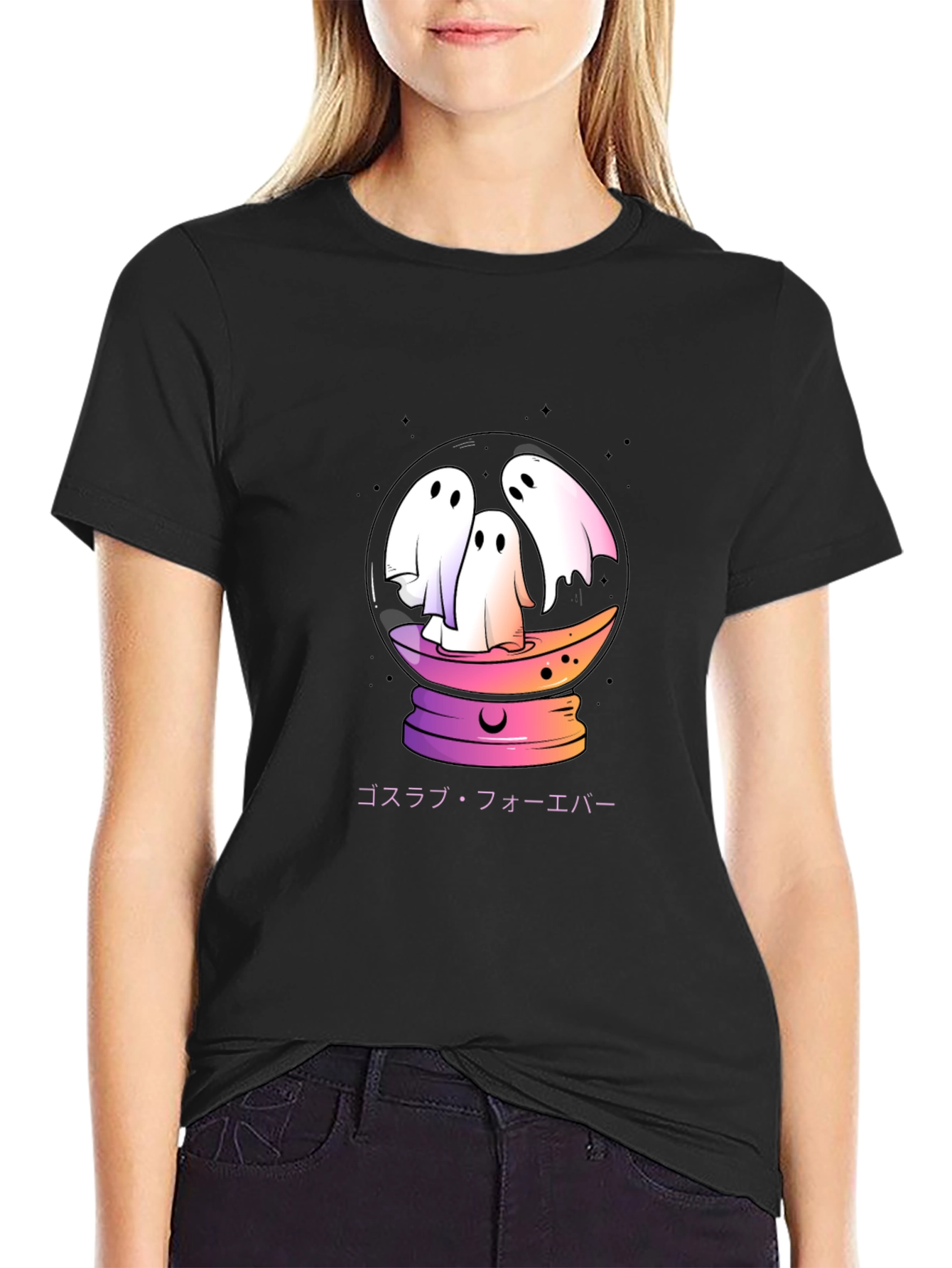 Ghostly Glow T-Shirt - Spooky Season Style
