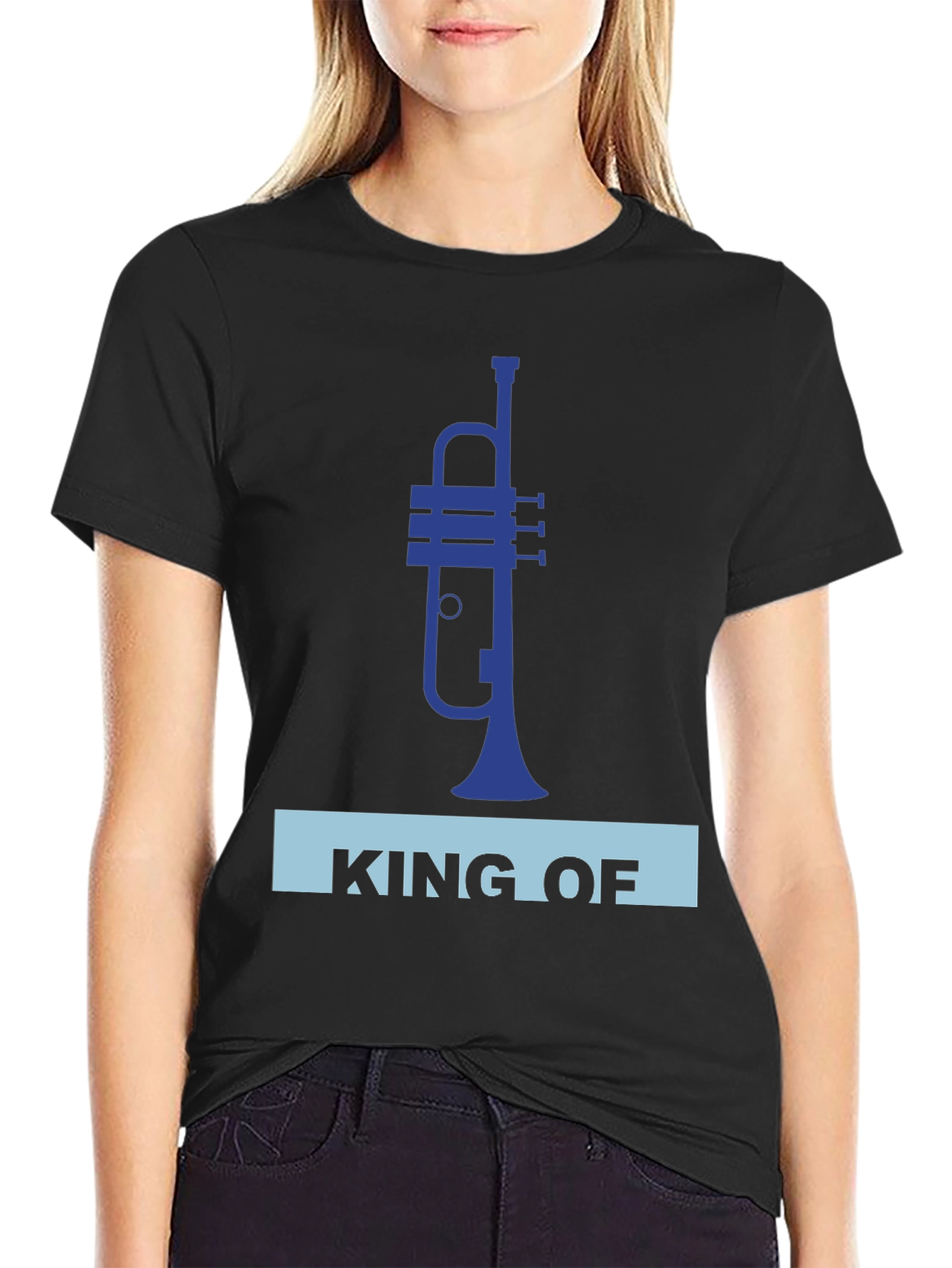 King of Trumpet T-Shirt - Musical Instrument Tee
