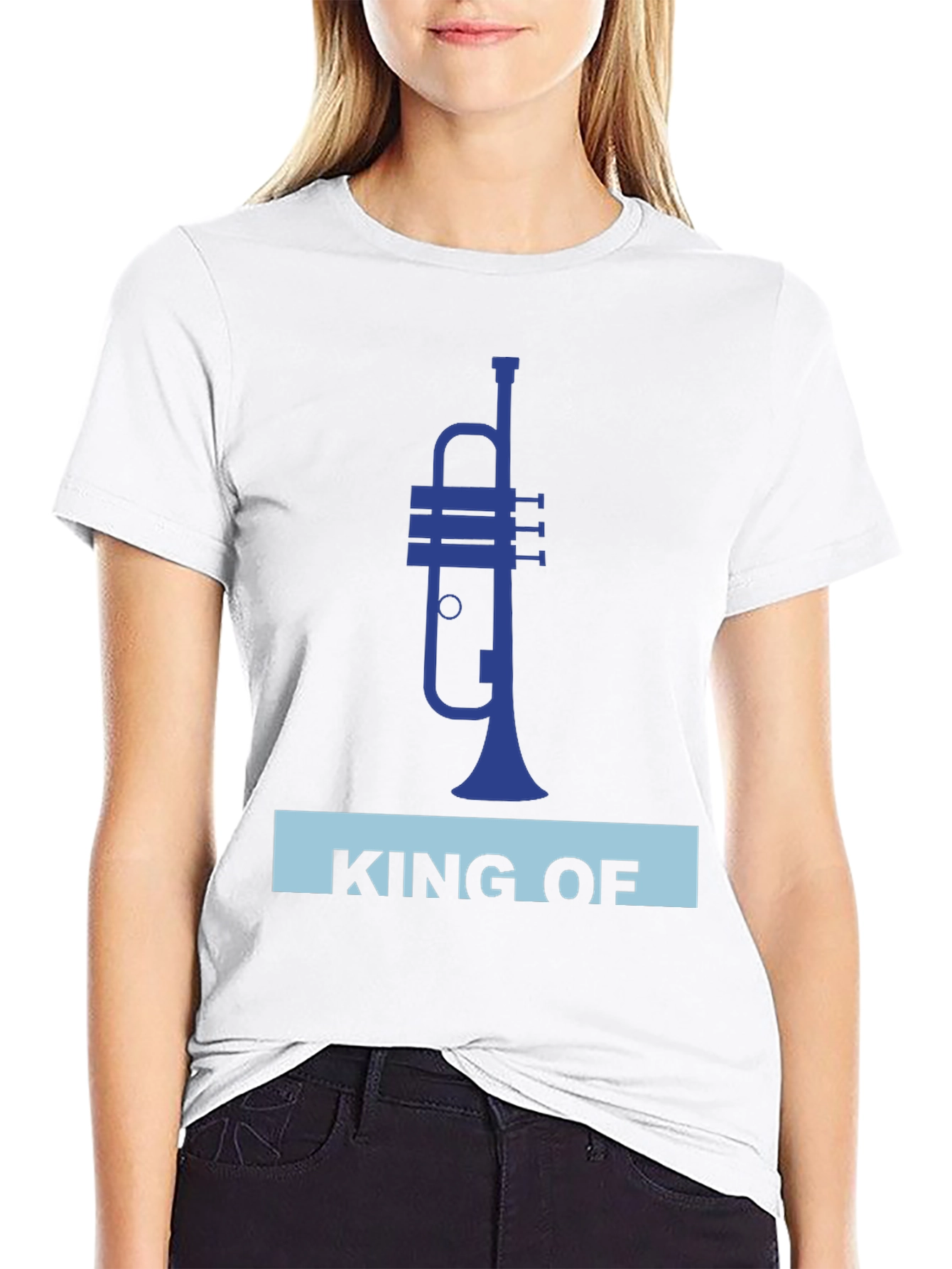 King of Trumpet T-Shirt - Musical Instrument Tee