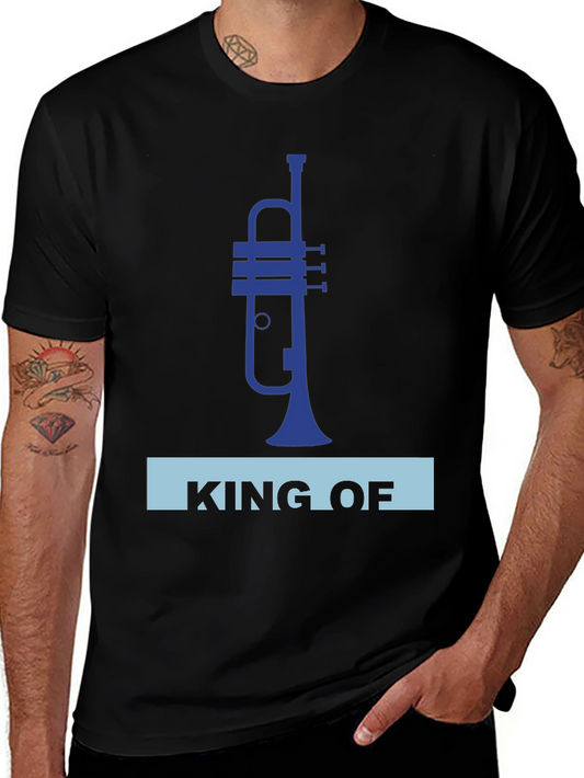 King of Trumpet T-Shirt - Musical Instrument Tee