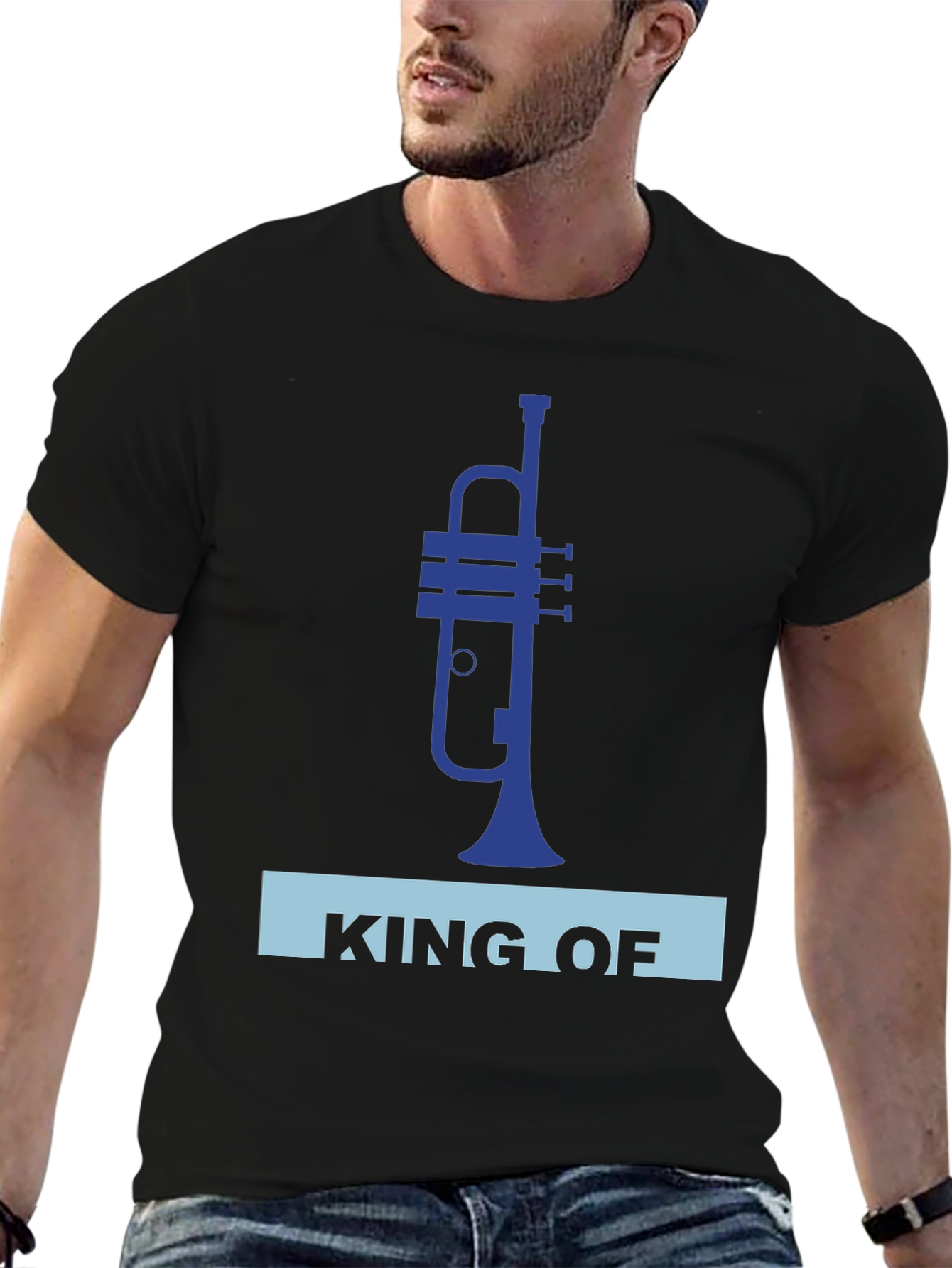King of Trumpet T-Shirt - Musical Instrument Tee