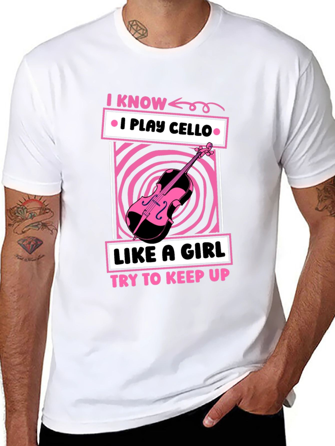 I Play Cello Like a Girl T-Shirt