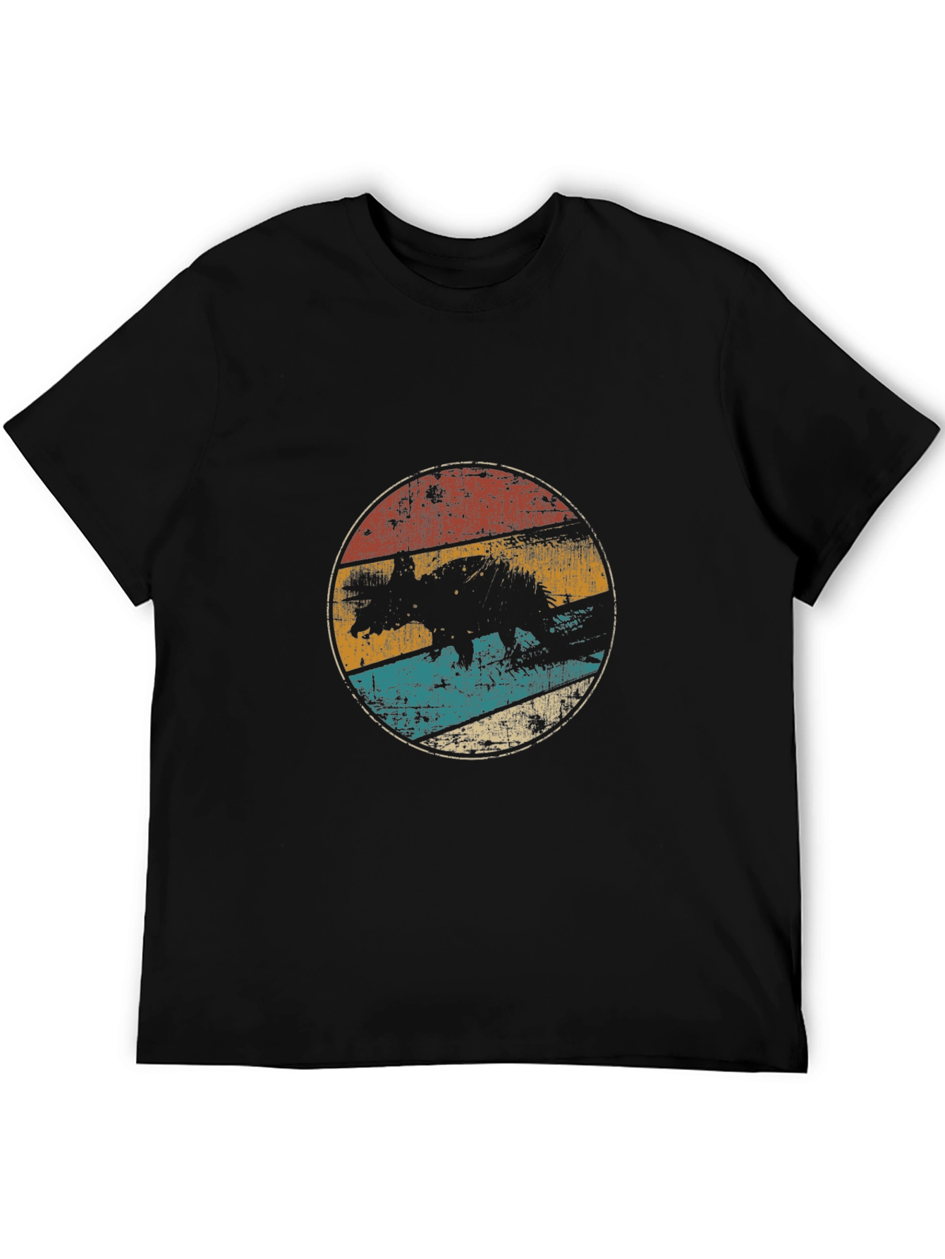 Retro Tasmanian Devil Graphic Tee - Black