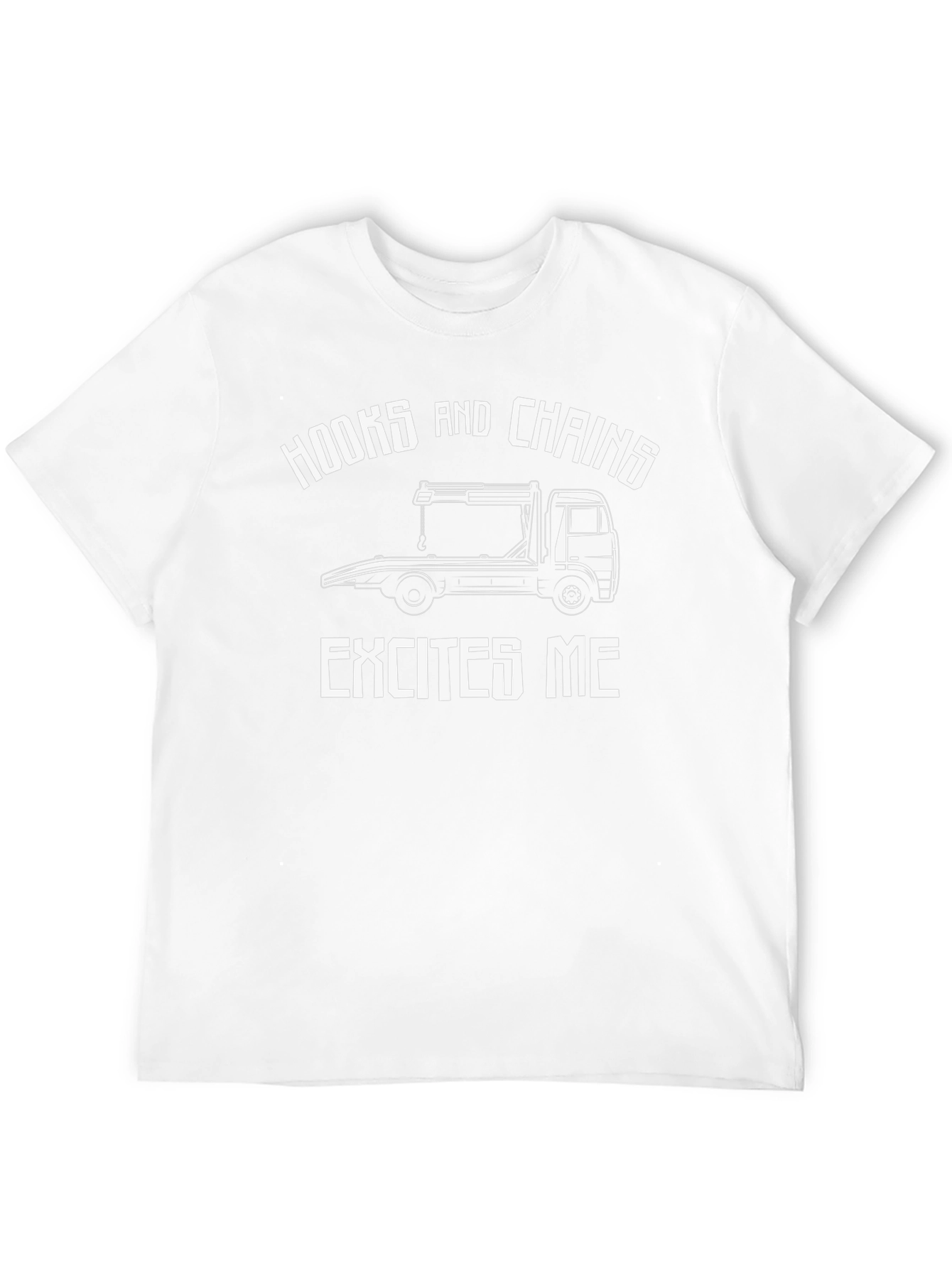 Hooks and Chains Excites Me Black T-Shirt
