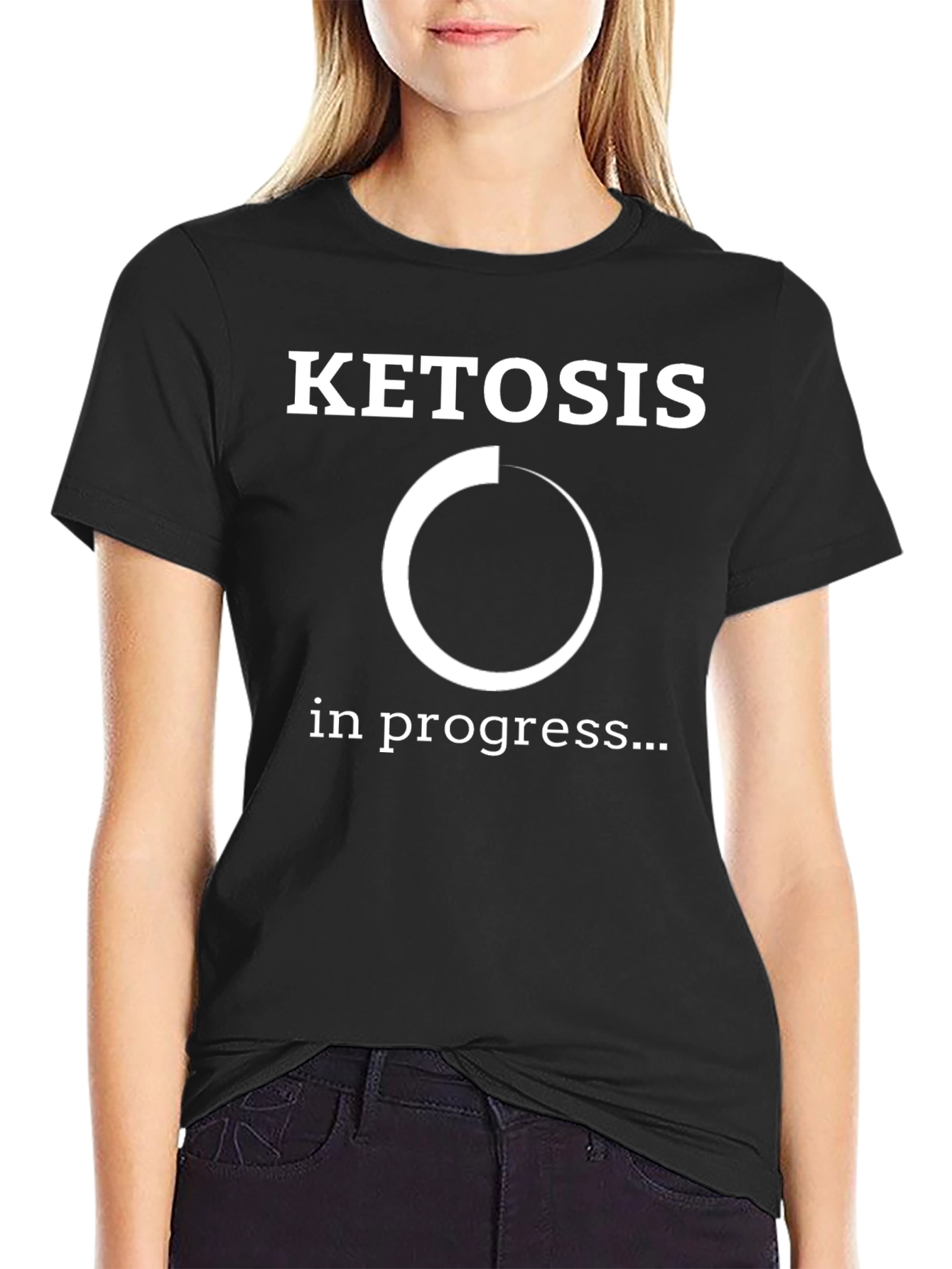 Ketosis in Progress Black T-Shirt