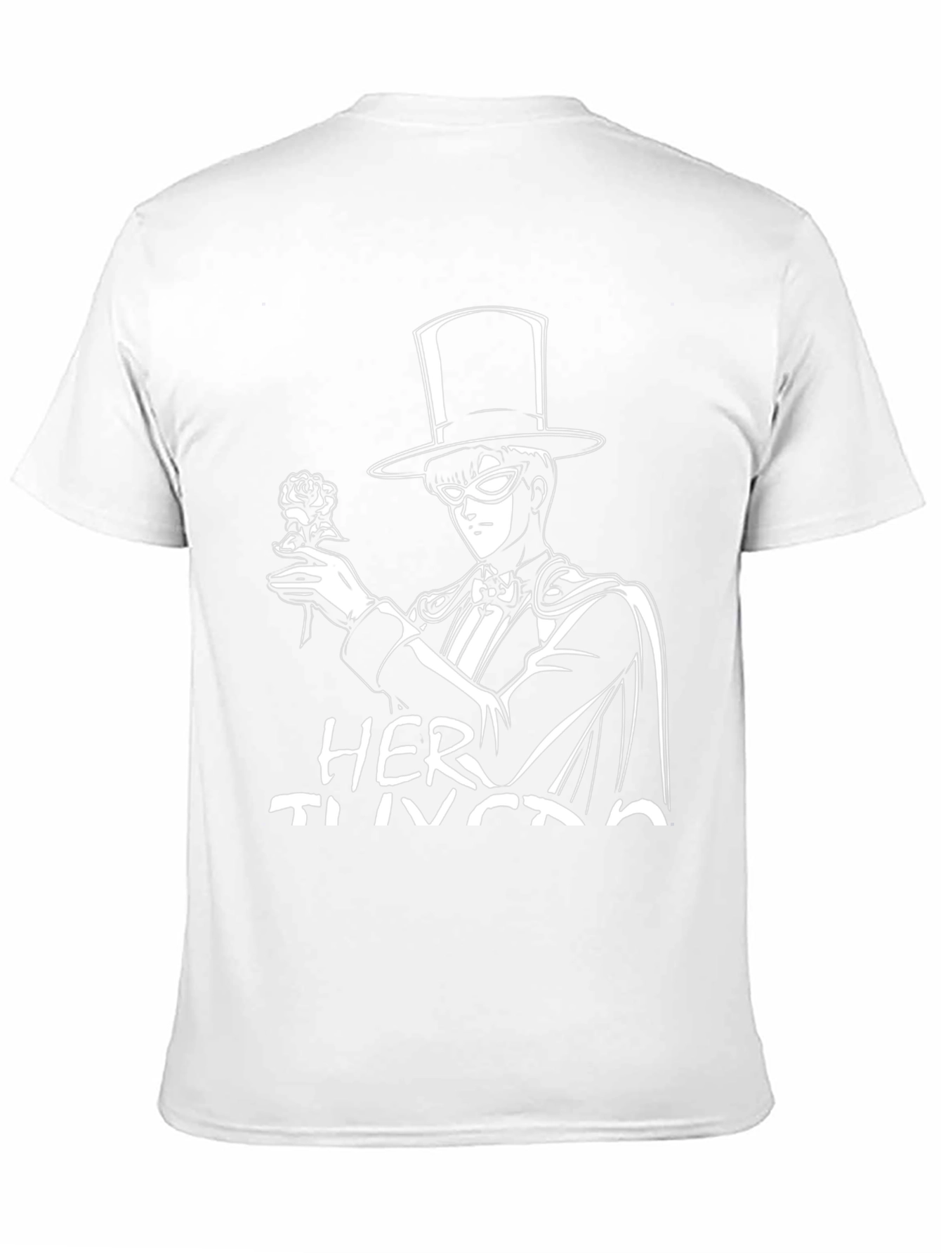 Tuxedo Mask Anime Fan T-Shirt - Black