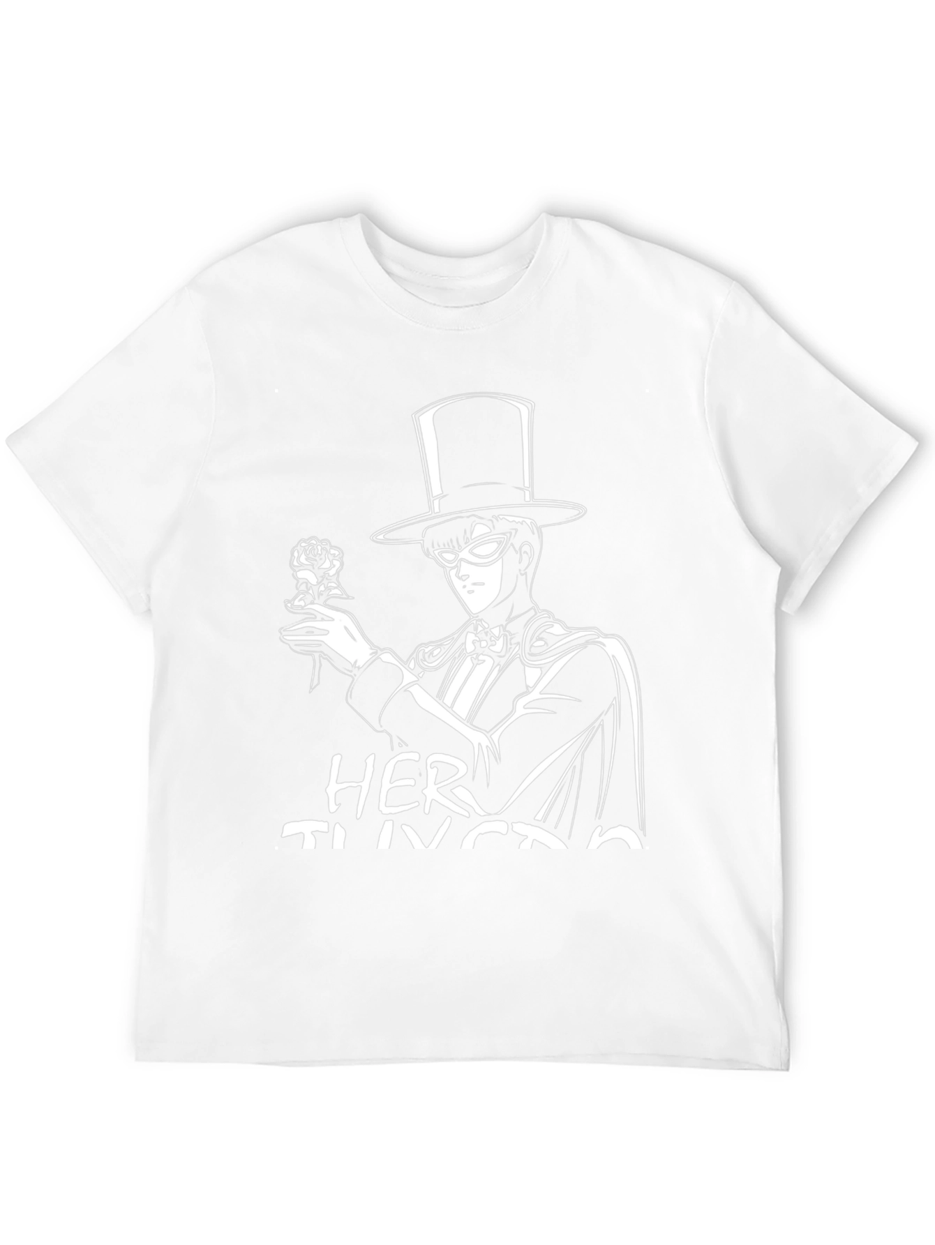 Tuxedo Mask Anime Fan T-Shirt - Black