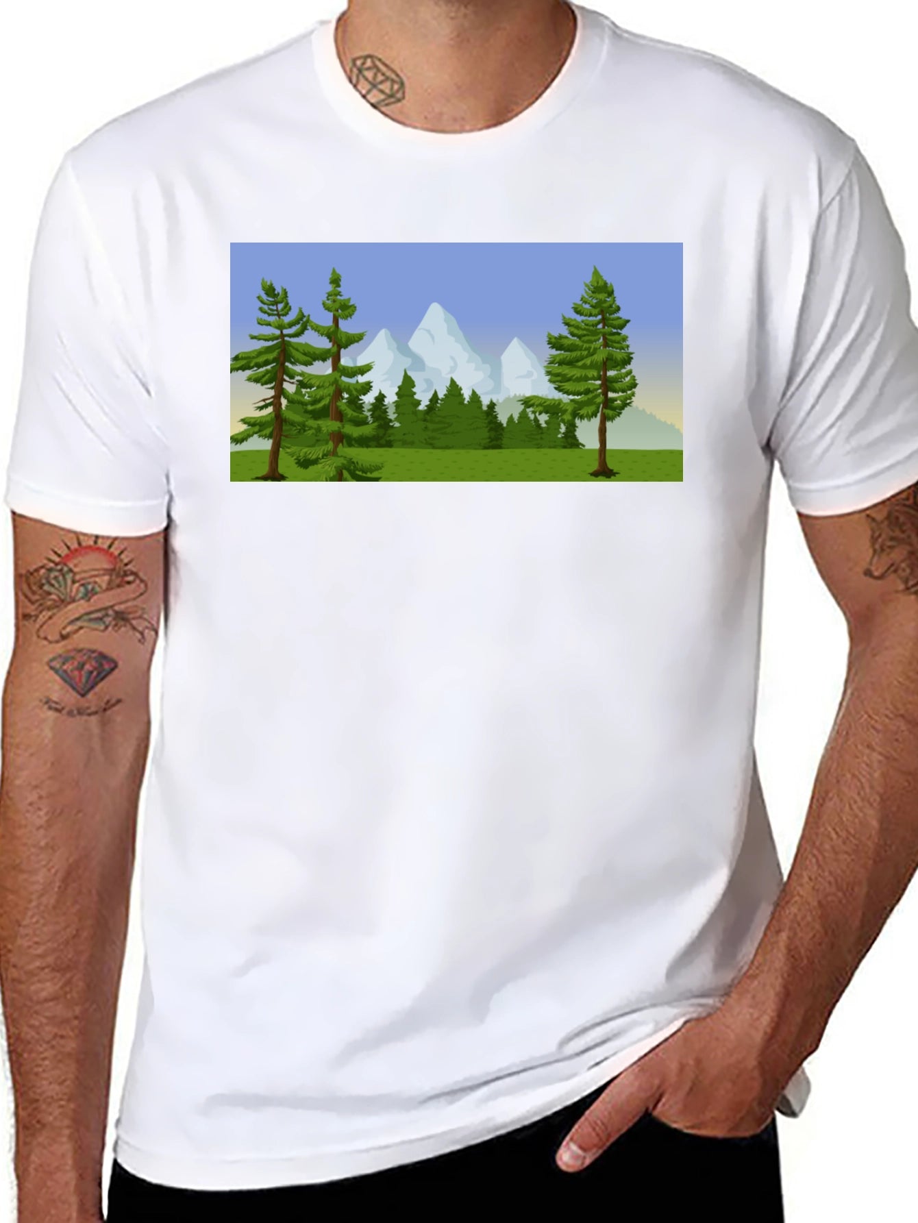 Nature Scene Graphic Tee