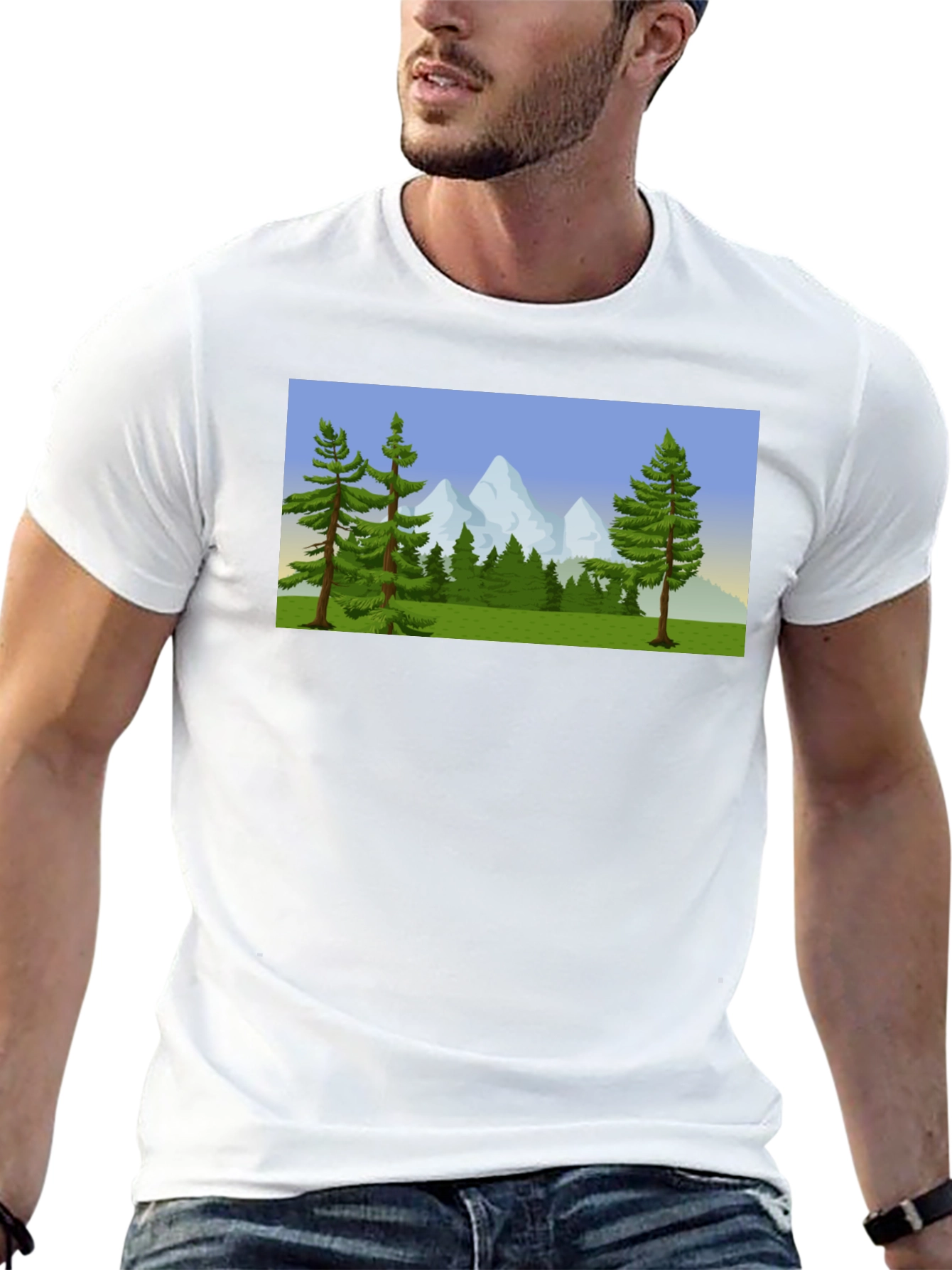 Nature Scene Graphic Tee