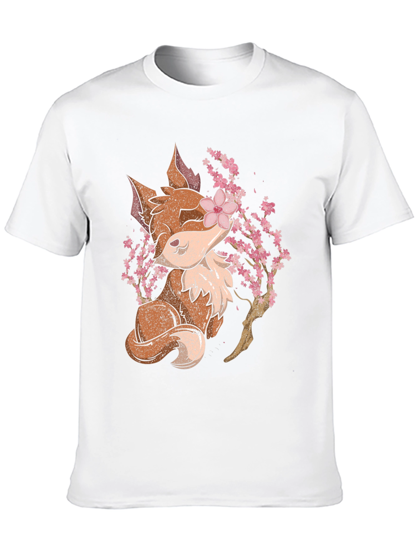 Fox and Blossom Graphic T-Shirt