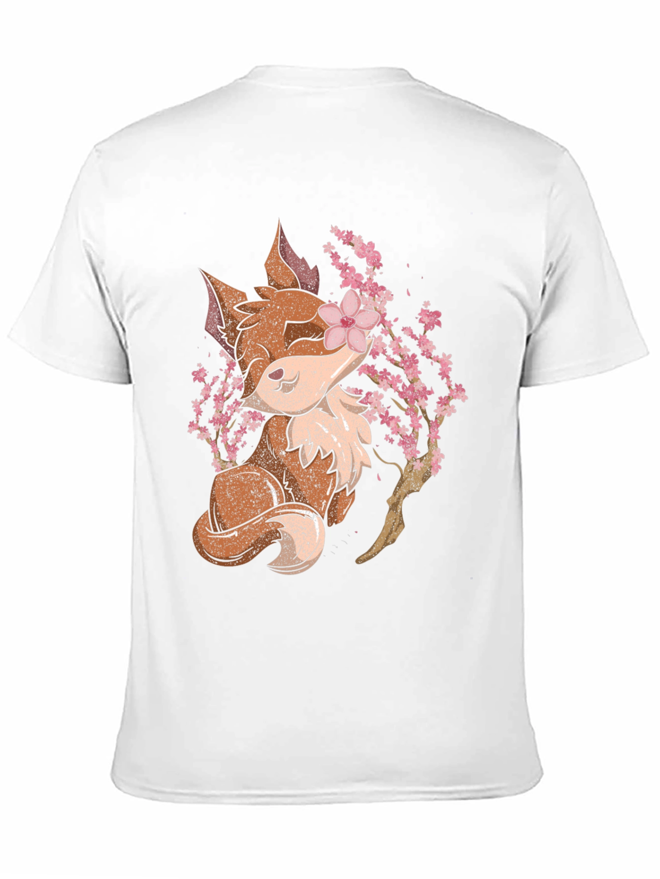 Fox and Blossom Graphic T-Shirt