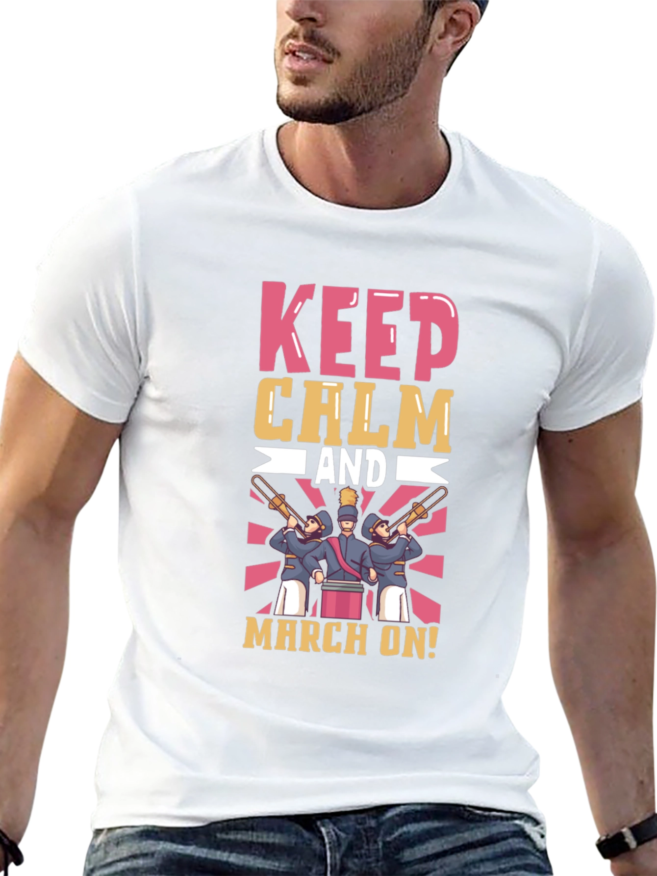 Keep Calm Marching Band Tee