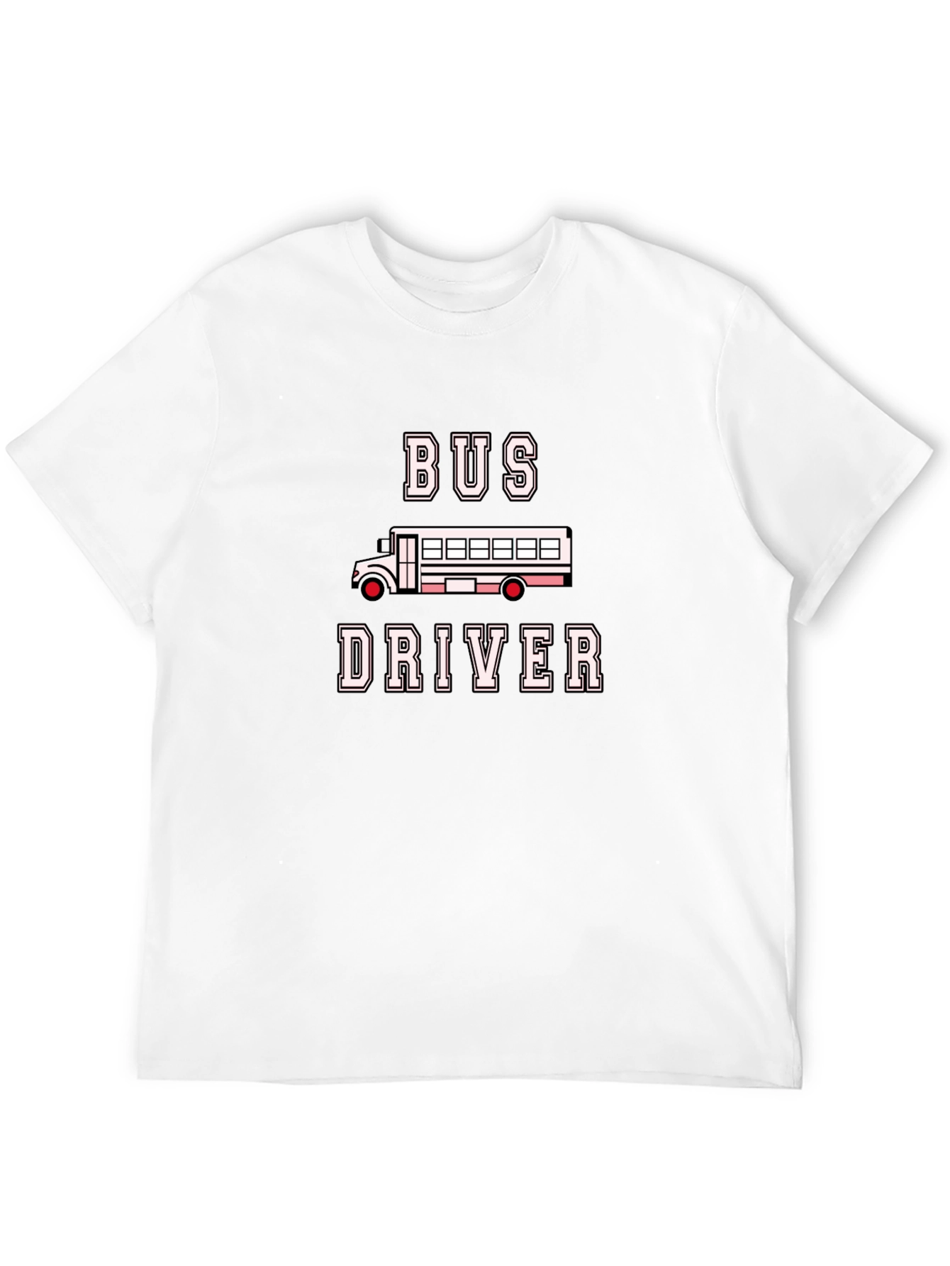 Bus Driver T-Shirt - Black Crew Neck