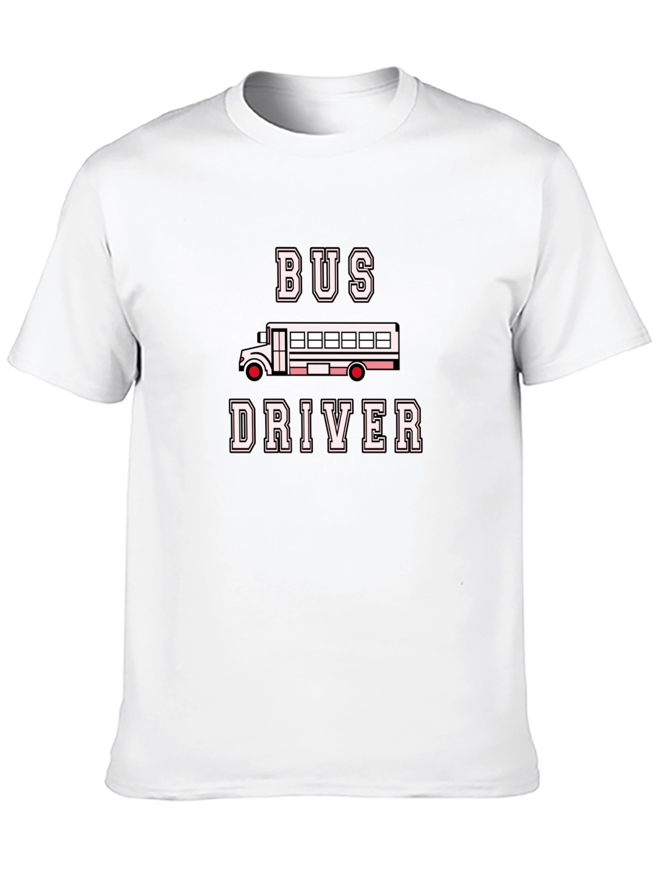 Bus Driver T-Shirt - Black Crew Neck