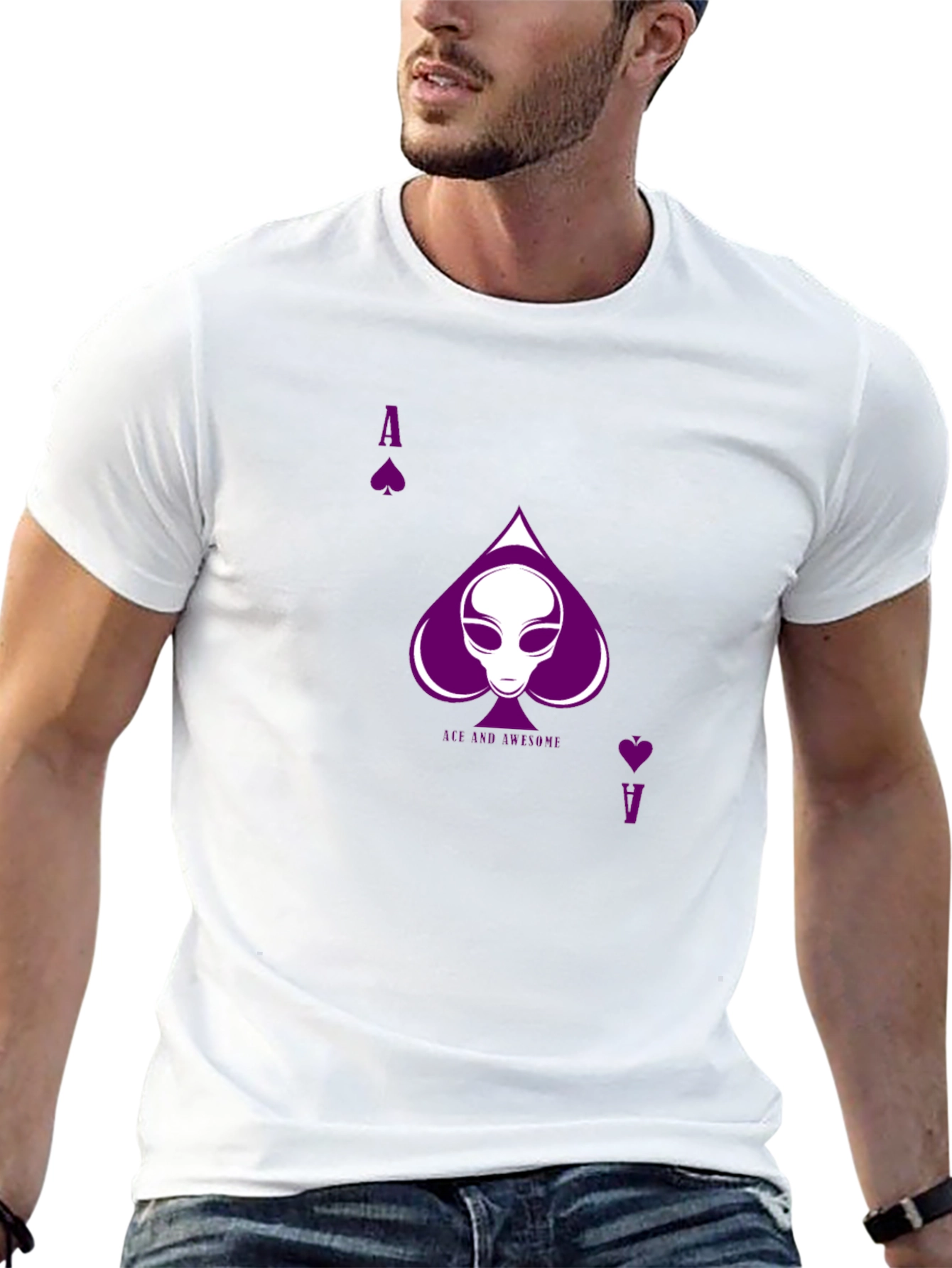 Ace of Spades Alien T-Shirt