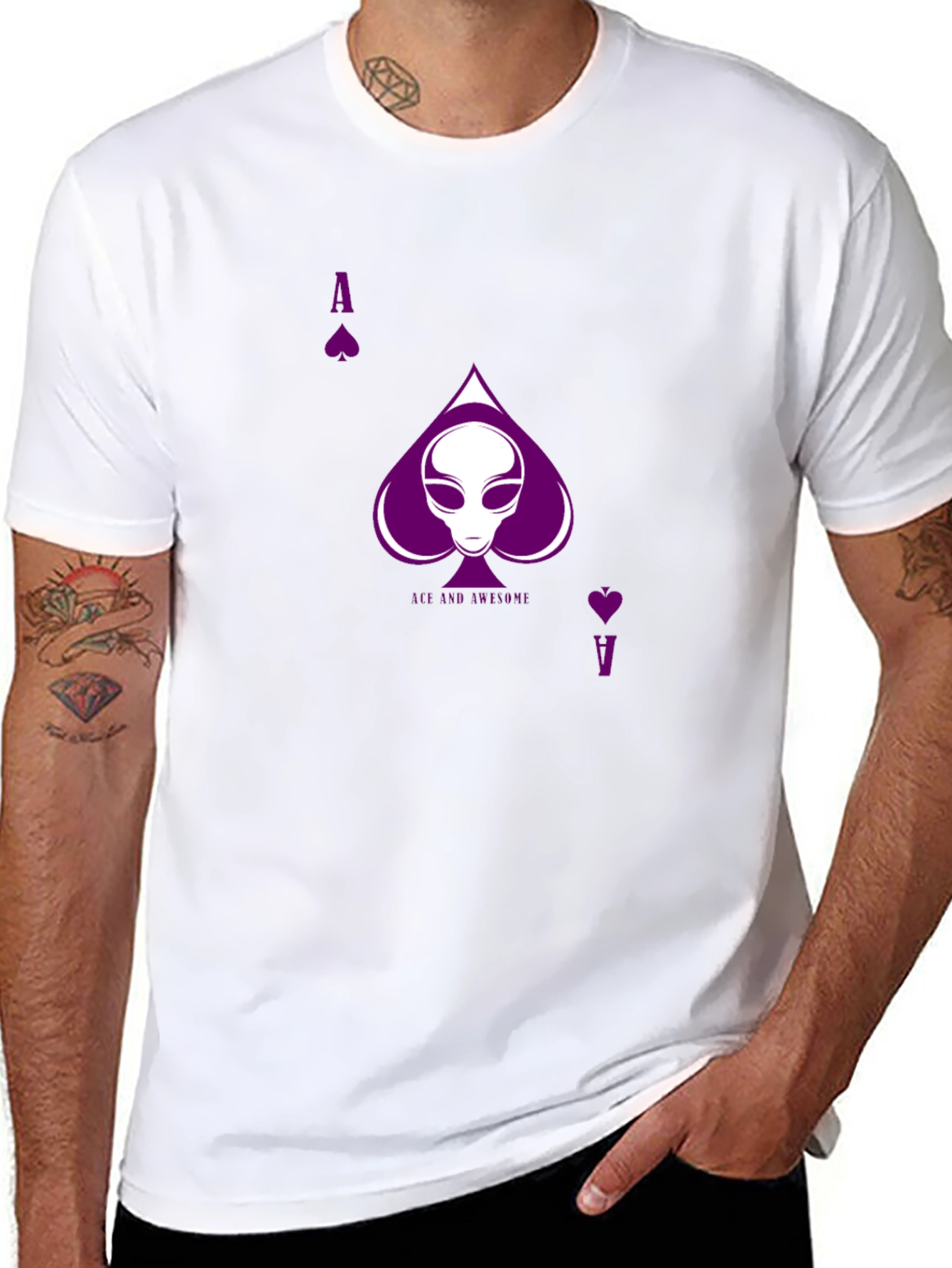 Ace of Spades Alien T-Shirt