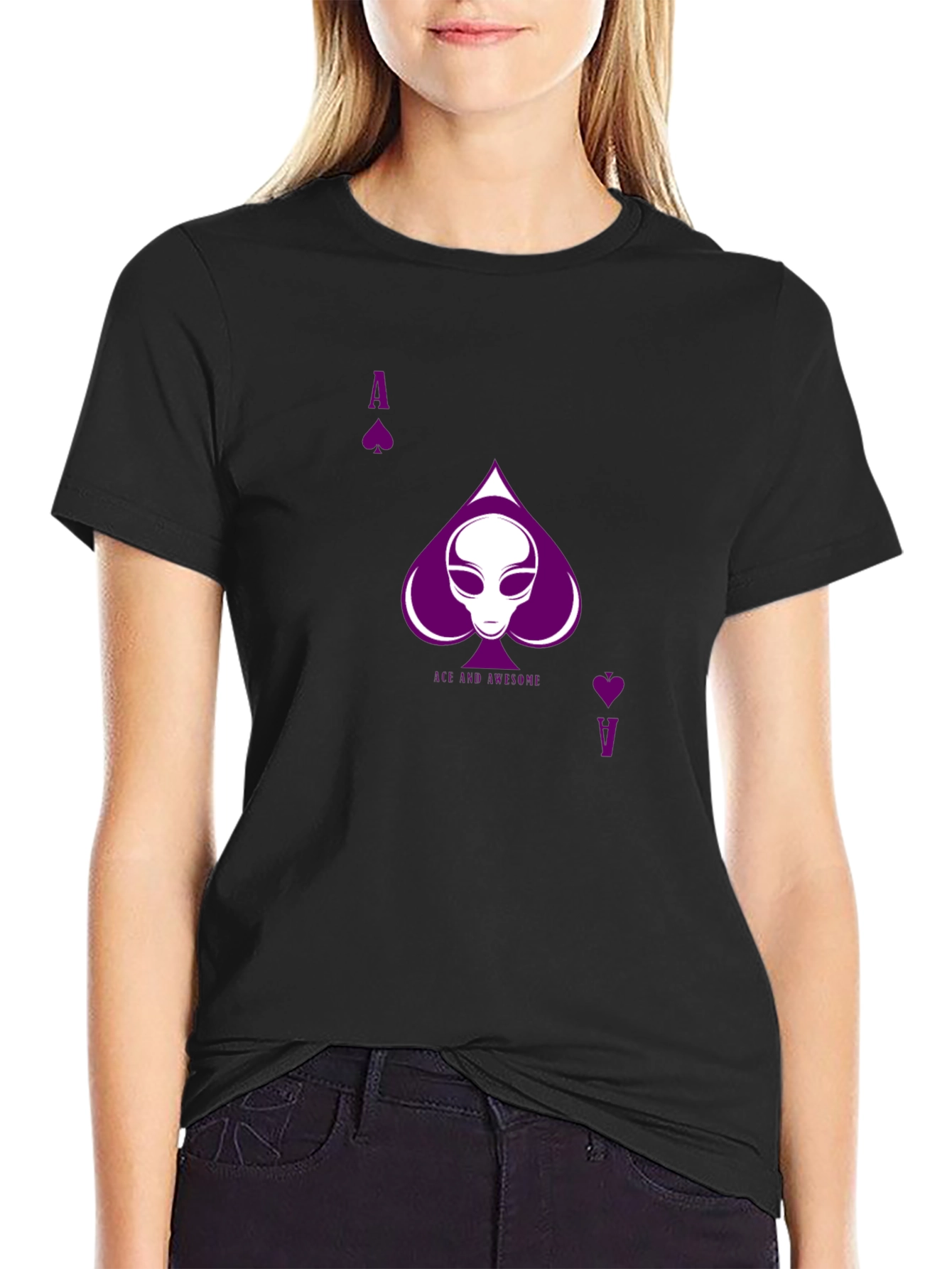 Ace of Spades Alien T-Shirt