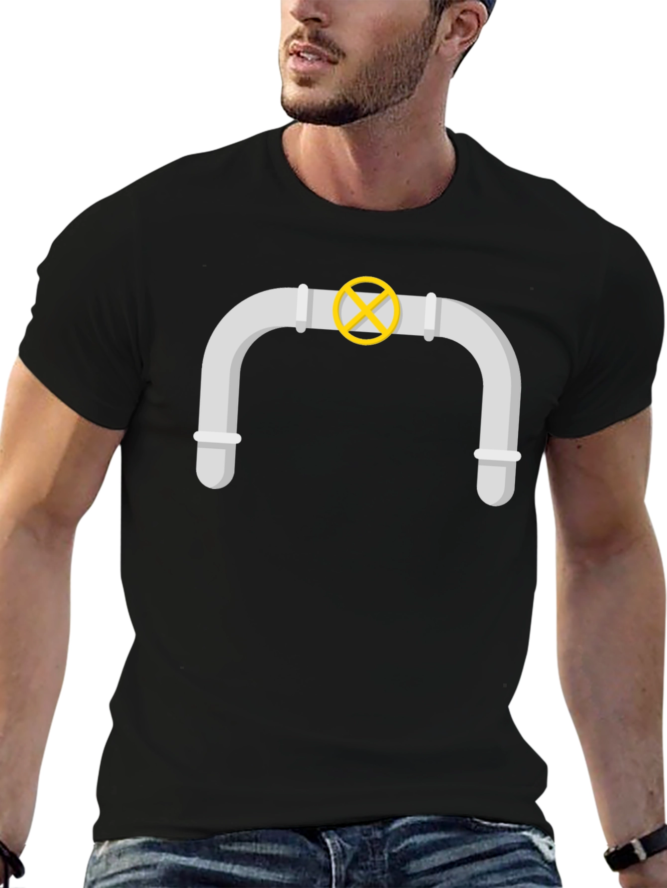 Plumbing Pipe T-Shirt - Funny Plumber Gift Tee
