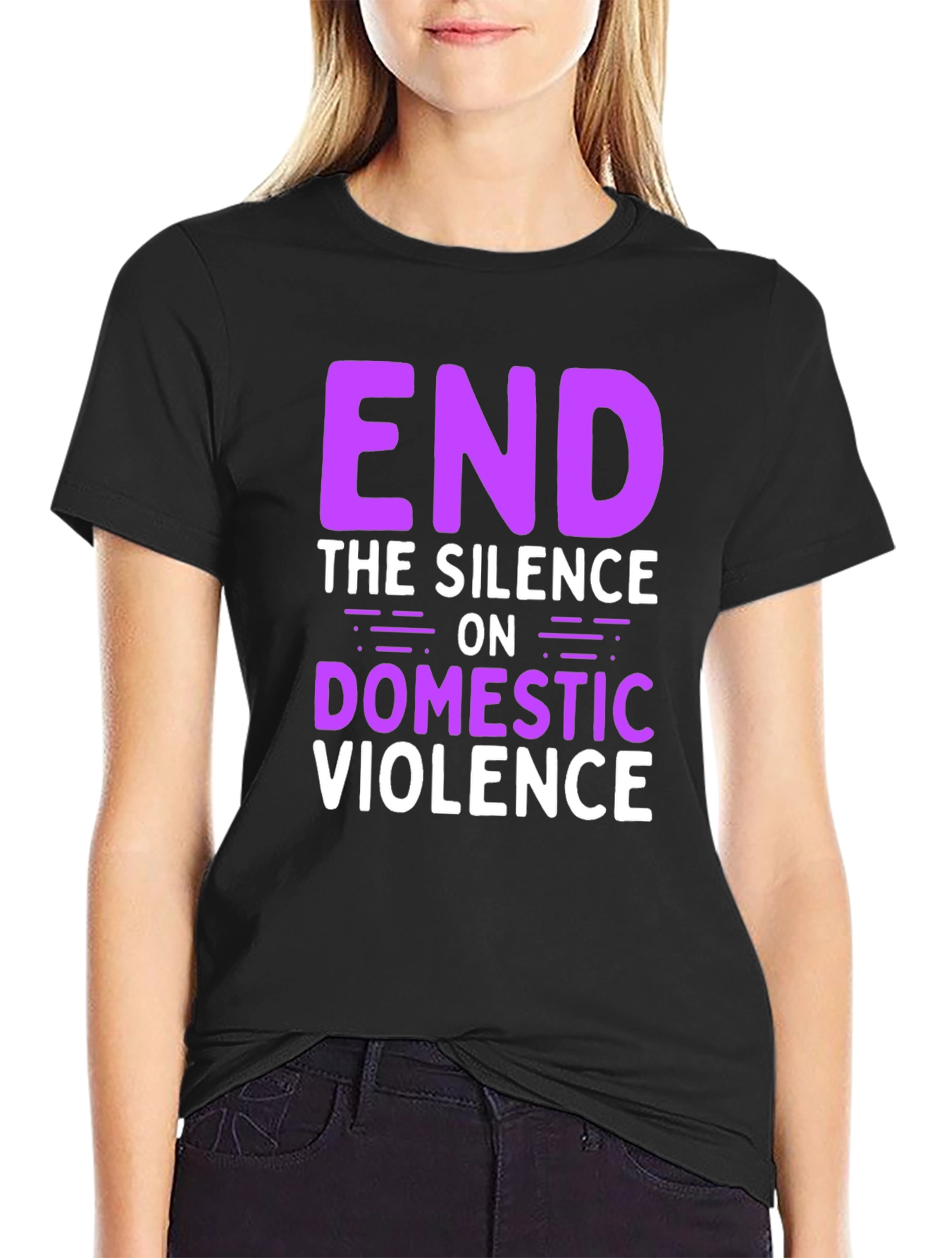 End Domestic Violence Graphic T-Shirt