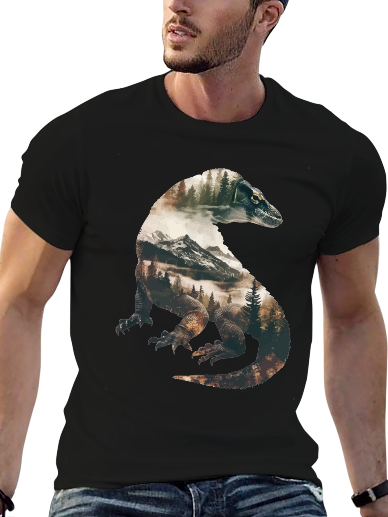 Komodo Dragon Nature Graphic Tee
