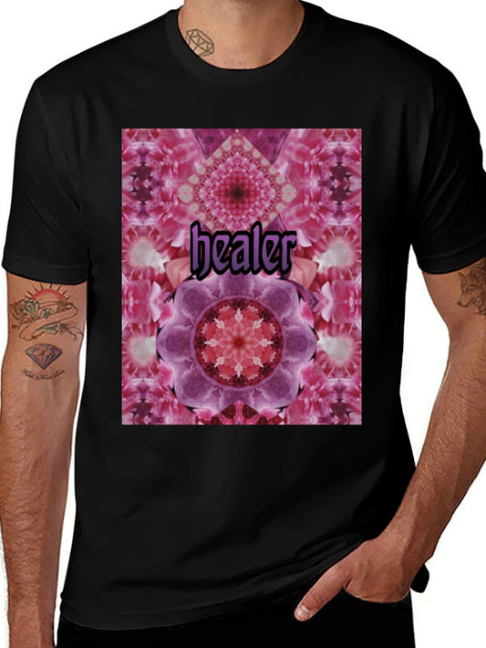 Healer Mandala T-Shirt - Unisex Black Tee